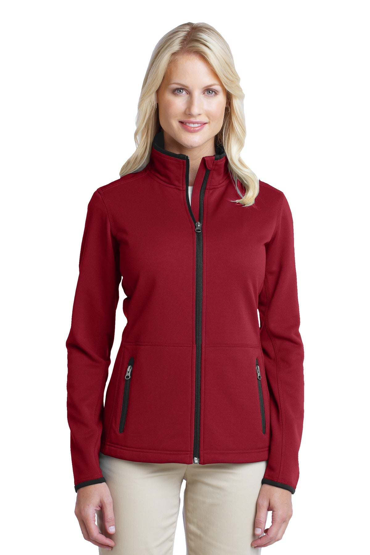 Port Authority® Women's Pique Fleece Jacket