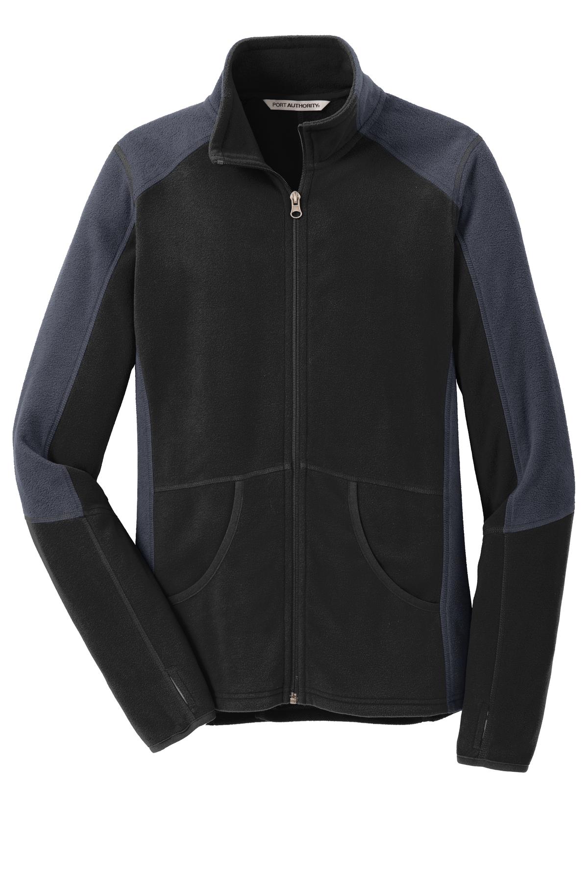 Port Authority® Women's Colorblock Microfleece Jacket