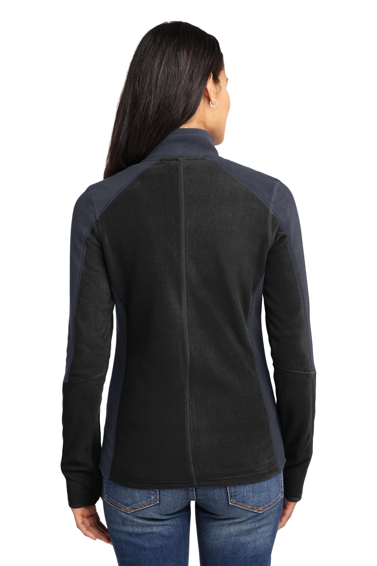 Port Authority® Women's Colorblock Microfleece Jacket