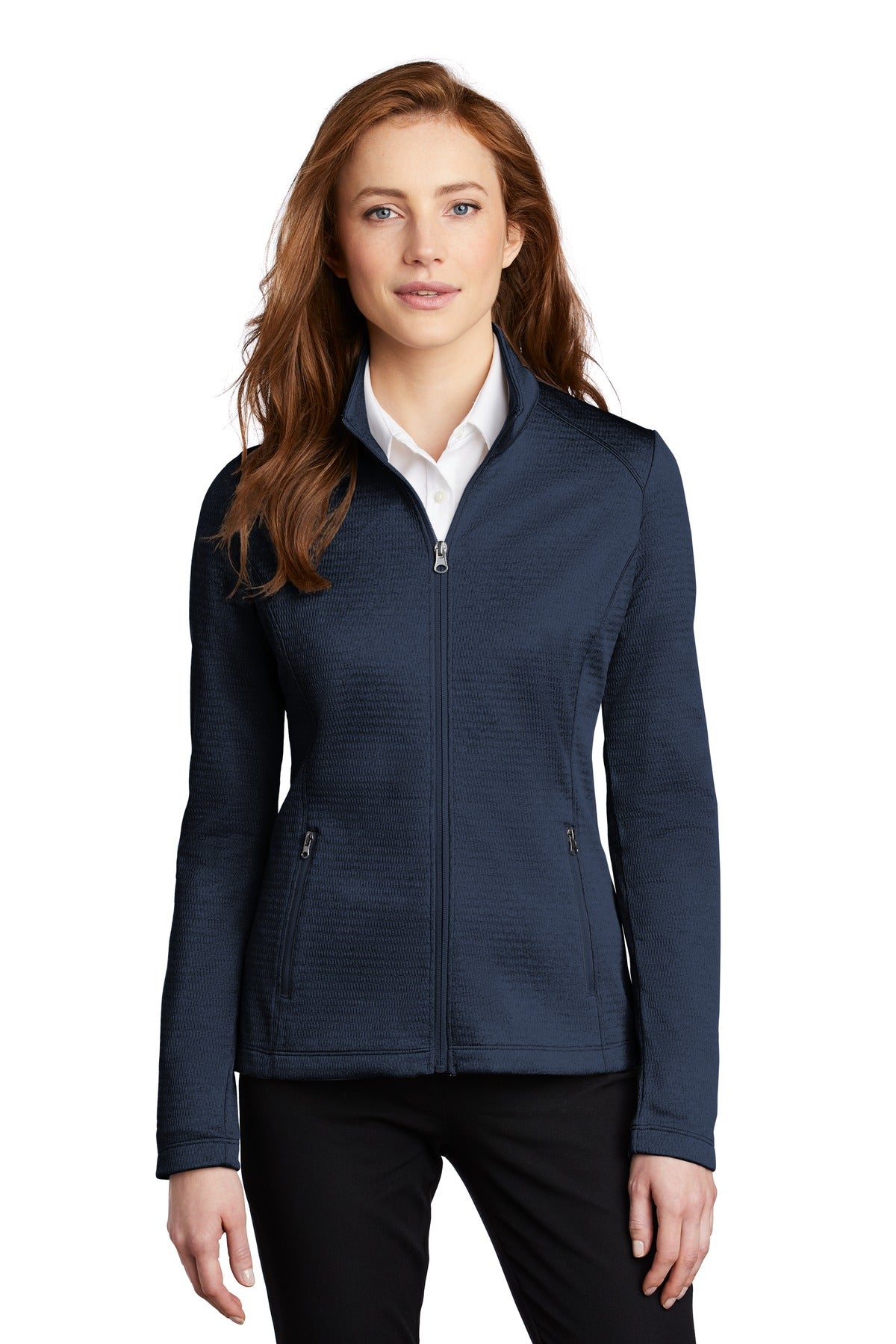 Port Authority ® Women's Diamond Heather Fleece Full-Zip Jacket