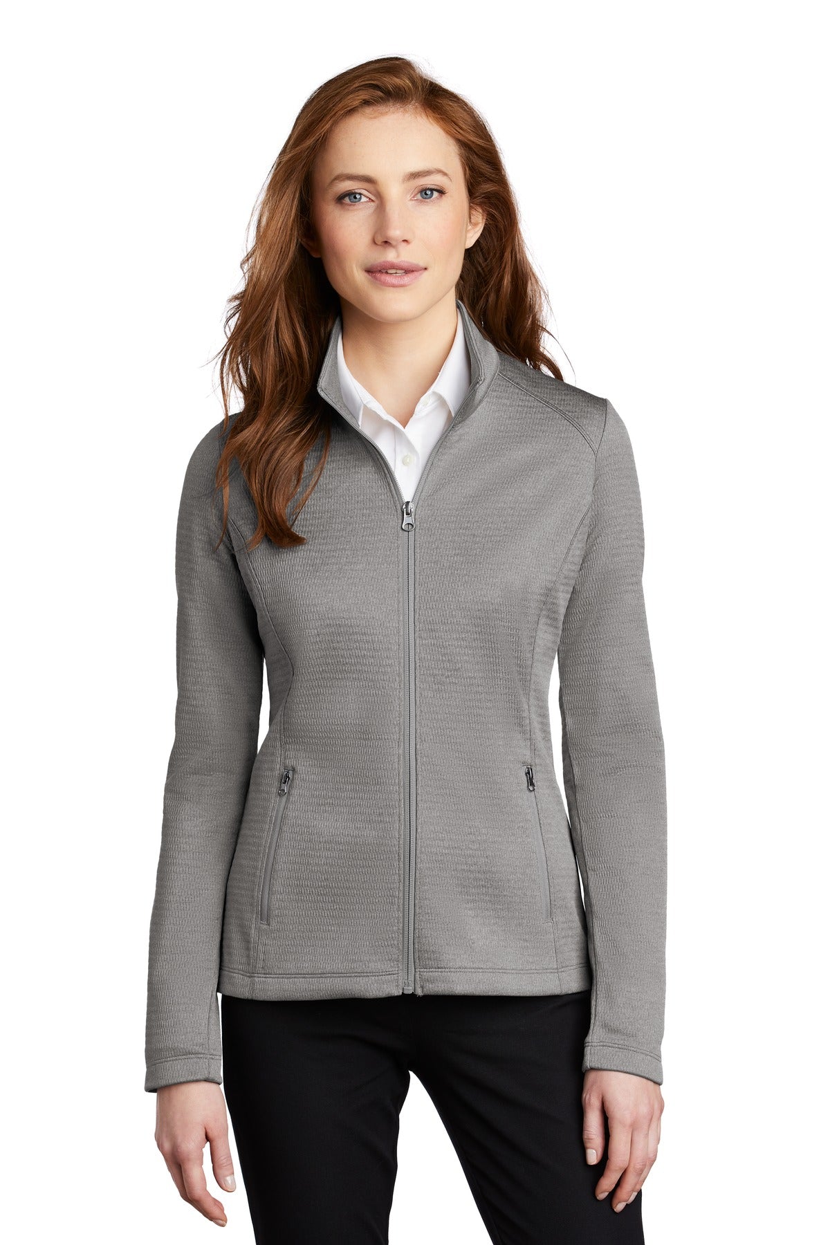 Port Authority ® Women's Diamond Heather Fleece Full-Zip Jacket