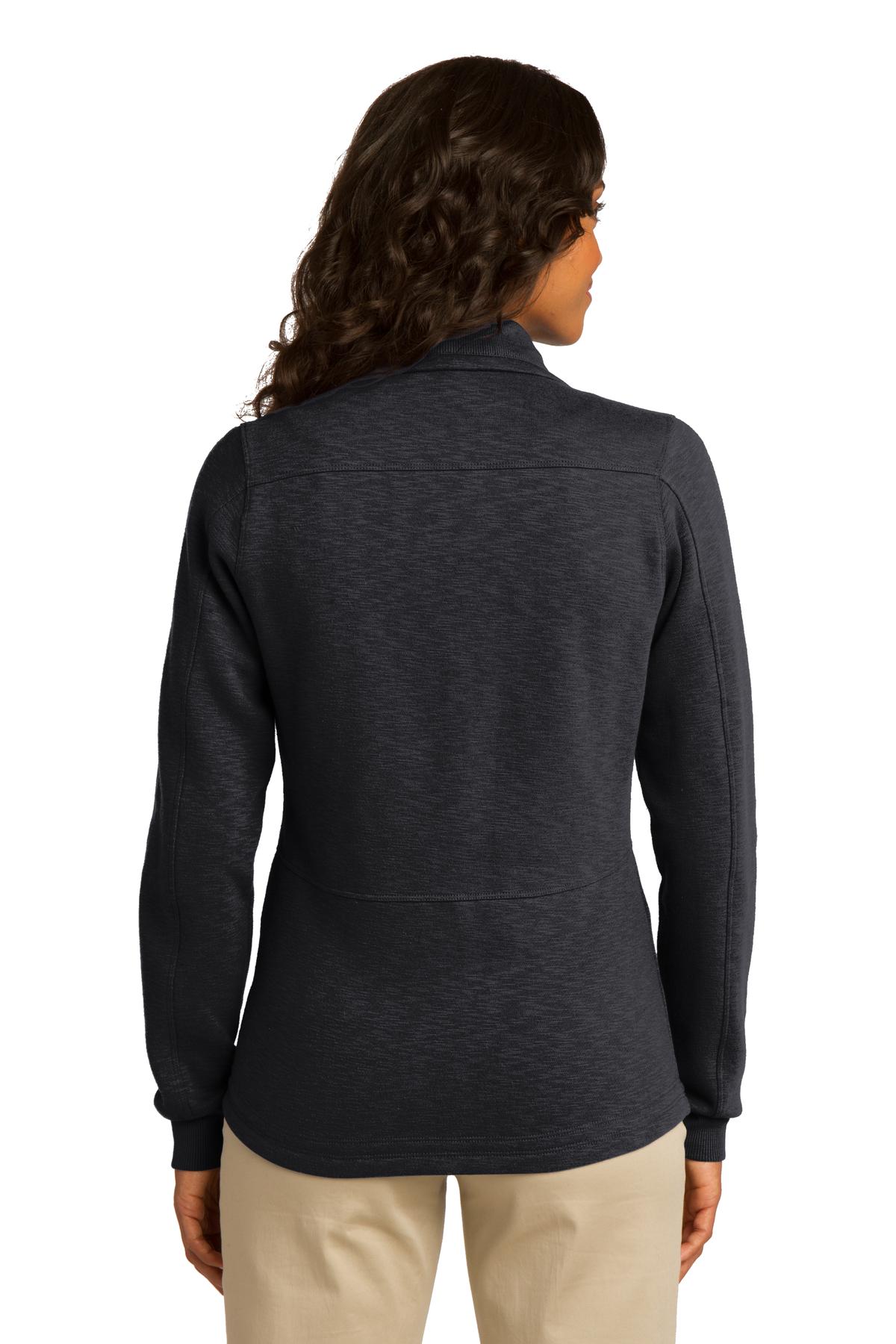 Port Authority® Women's Slub Fleece Full-Zip Jacket