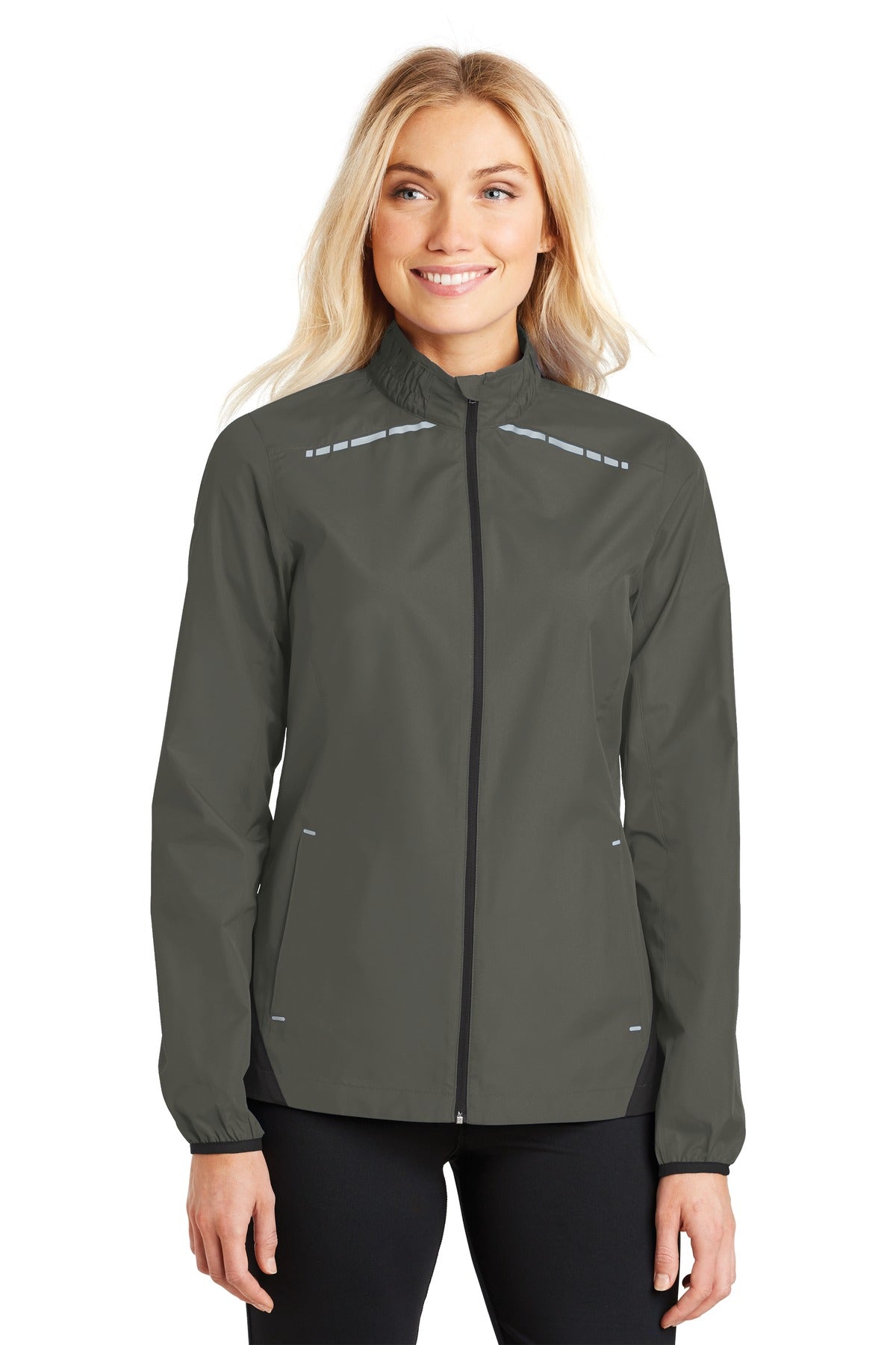 Port Authority® Ladies Zephyr Reflective Hit Full-Zip Jacket