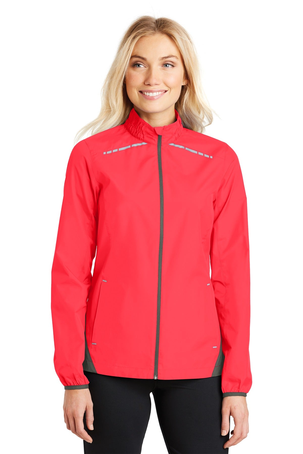 Port Authority® Ladies Zephyr Reflective Hit Full-Zip Jacket