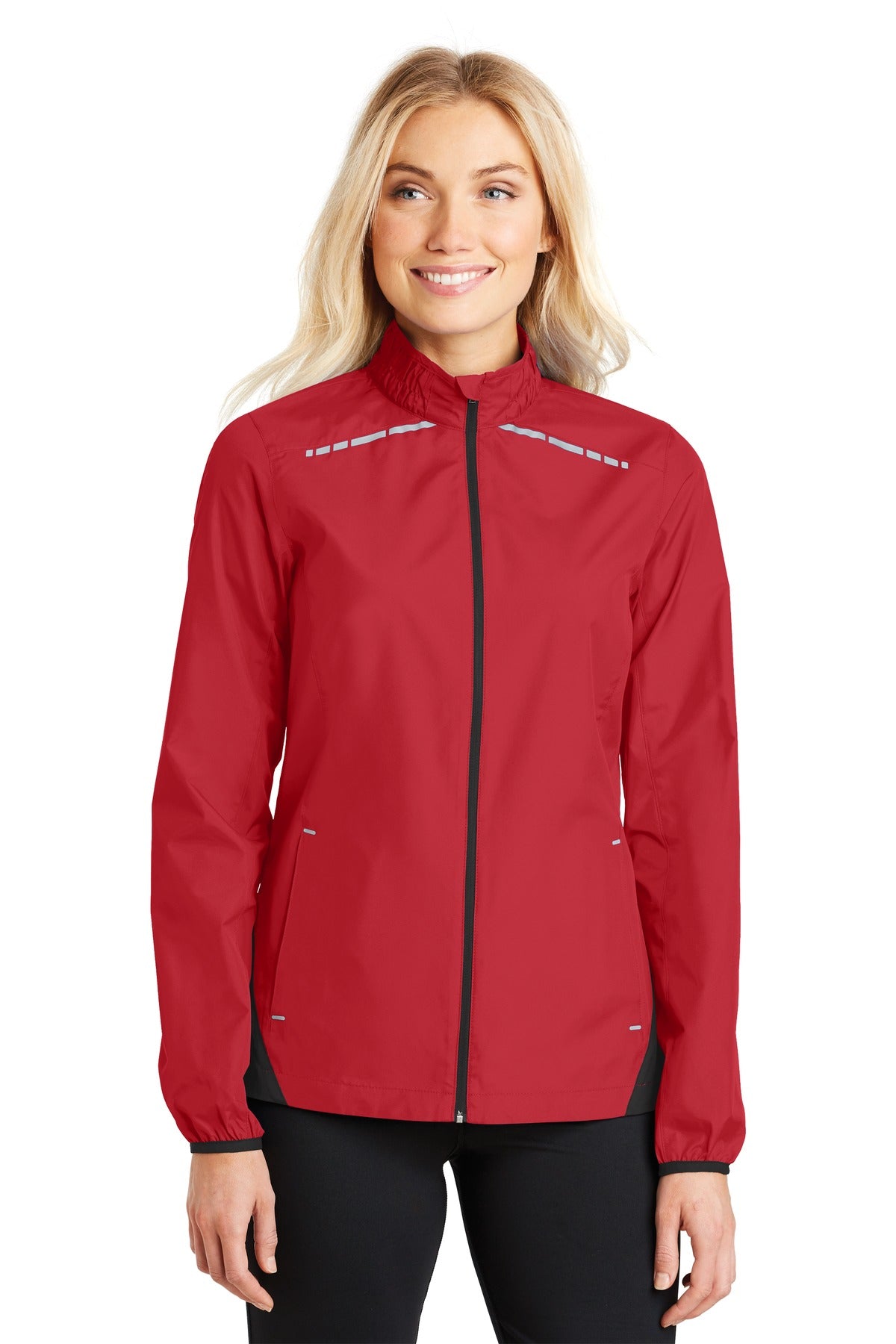 Port Authority® Ladies Zephyr Reflective Hit Full-Zip Jacket