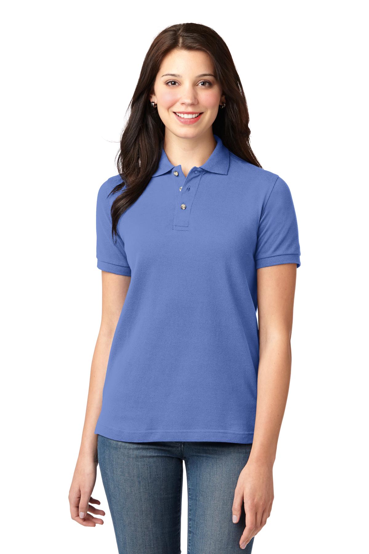 Port Authority® Women's Heavyweight Cotton Pique Polo