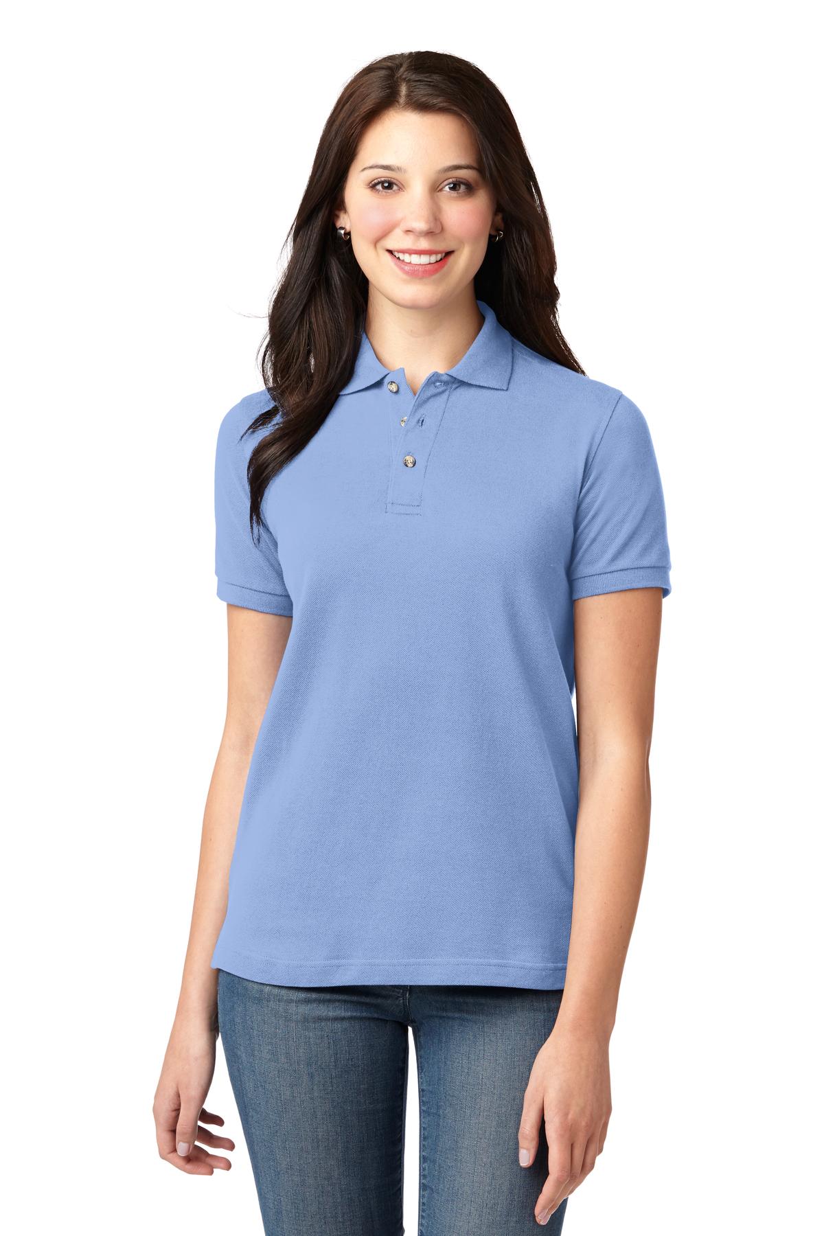 Port Authority® Women's Heavyweight Cotton Pique Polo