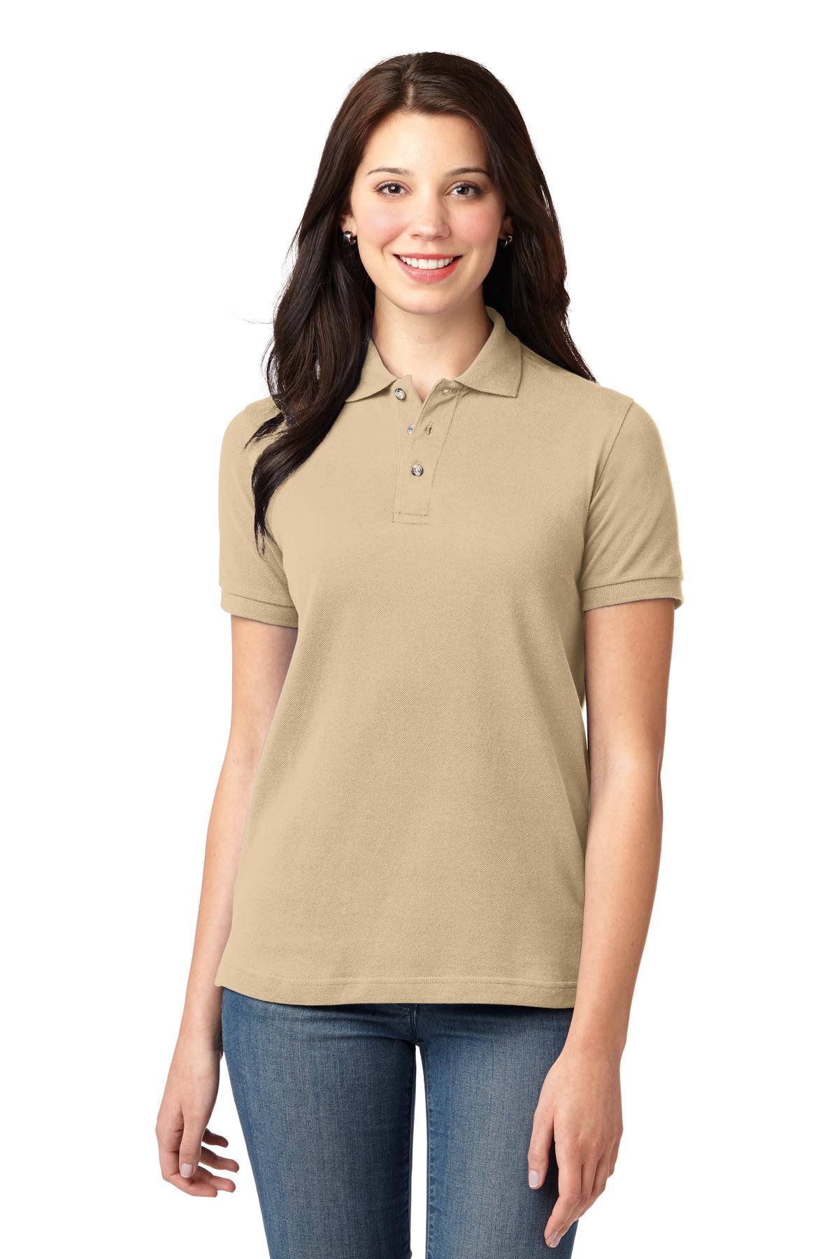 Port Authority® Women's Heavyweight Cotton Pique Polo