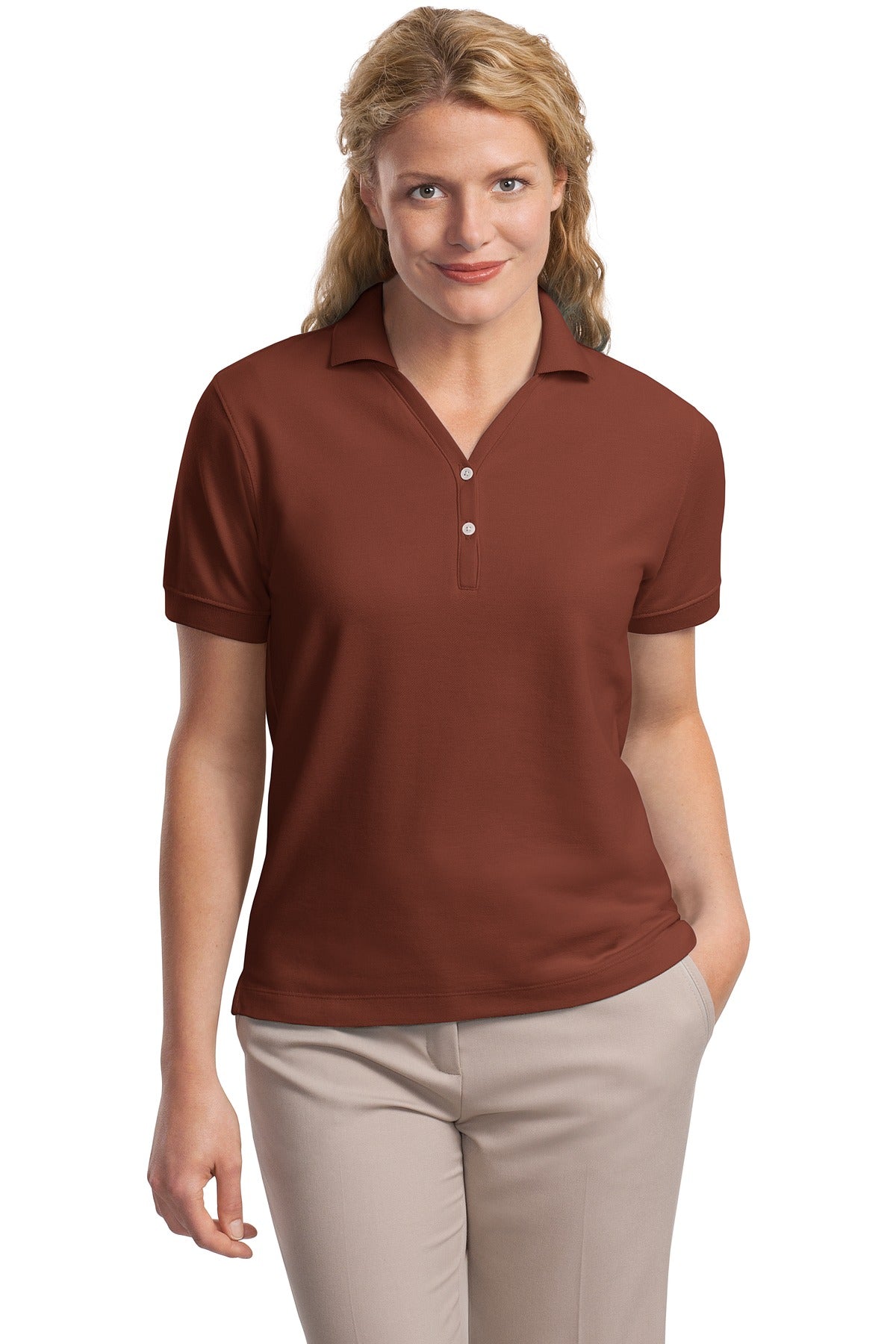 Port Authority® Ladies 100% Pima Cotton Polo