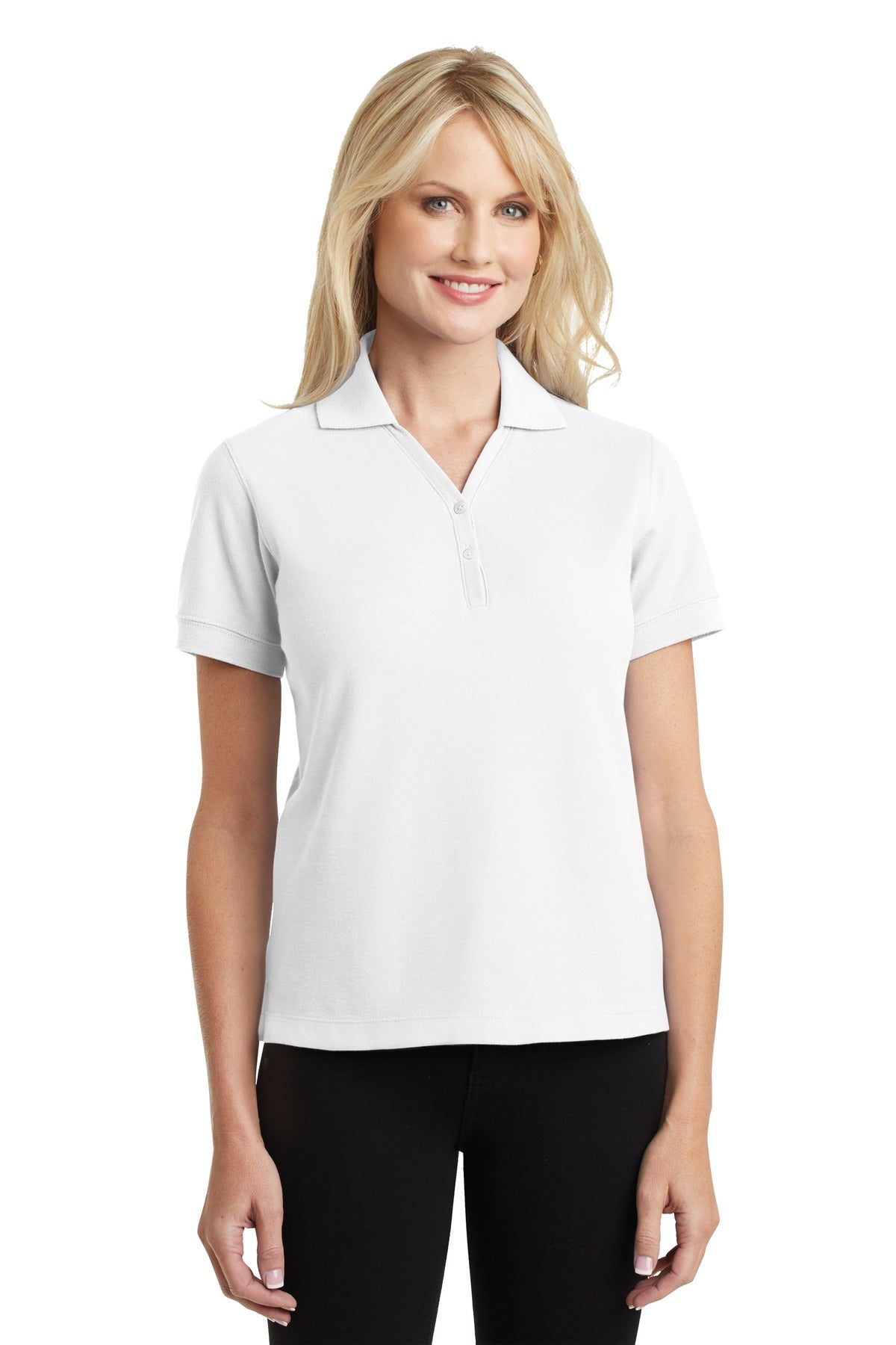 Port Authority® Ladies 100% Pima Cotton Polo