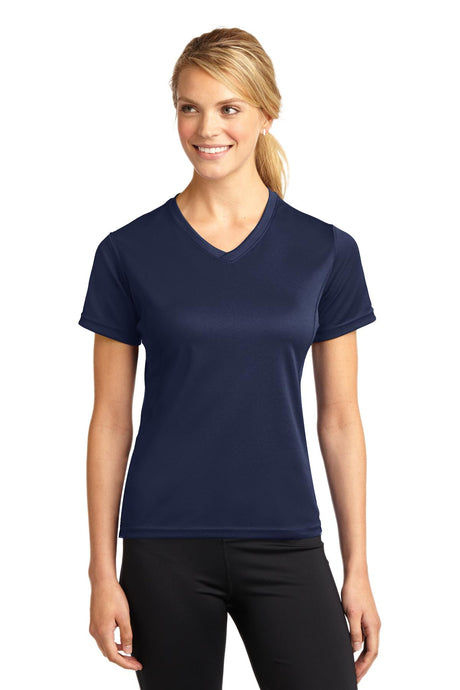 Sport-Tek® Dri-Mesh® Ladies V-Neck T-Shirt