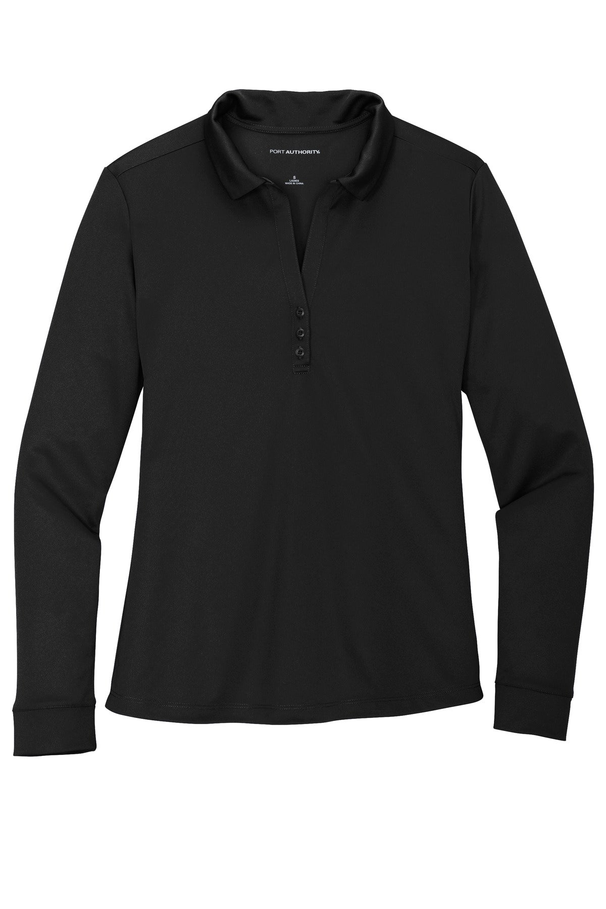 Port Authority ® Women's Silk Touch ™ Performance Long Sleeve Polo
