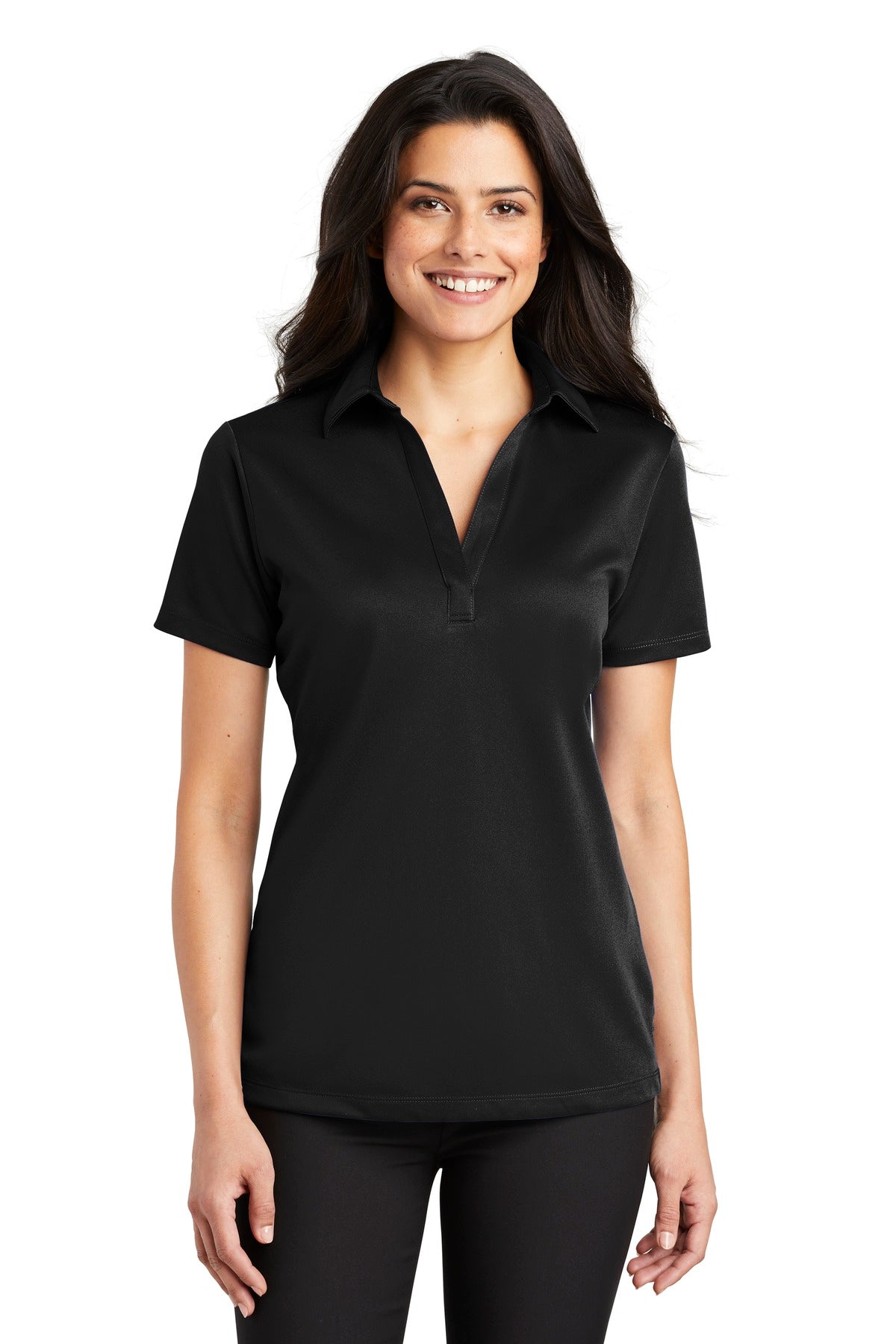 Port Authority® Women's Silk Touch™ Performance Polo.