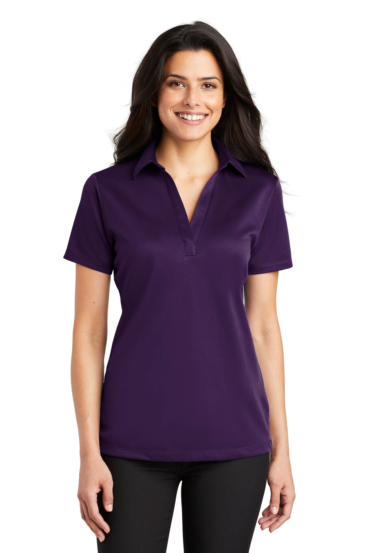 Port Authority® Women's Silk Touch™ Performance Polo.