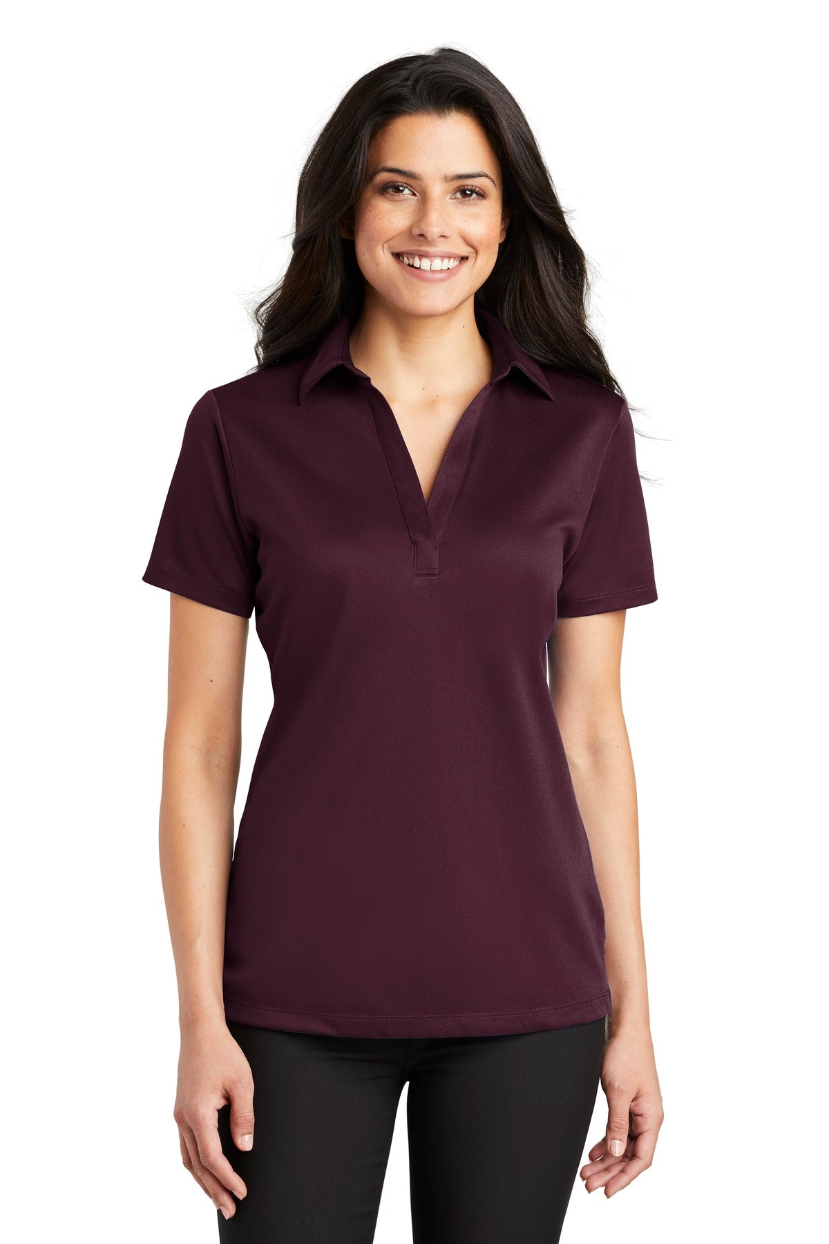 Port Authority® Women's Silk Touch™ Performance Polo.