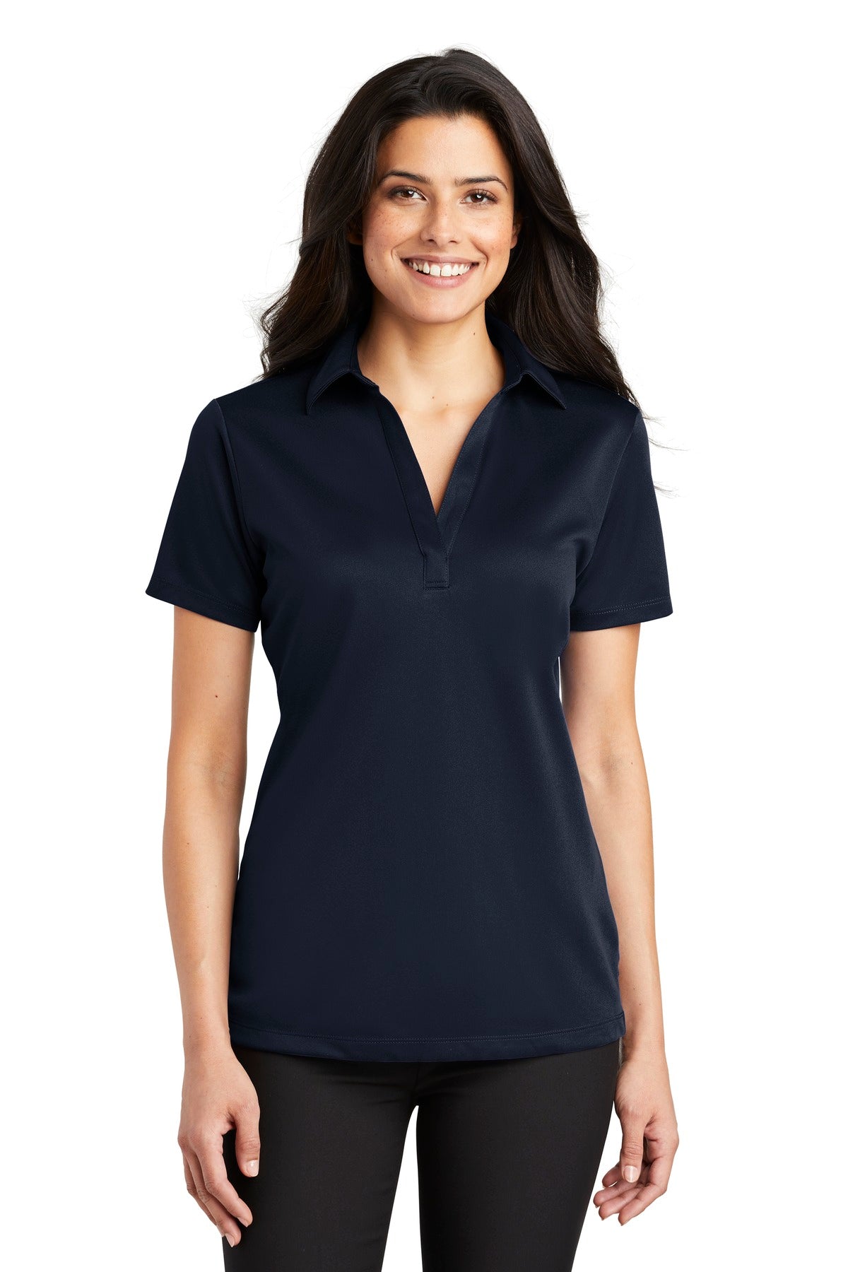 Port Authority® Women's Silk Touch™ Performance Polo.