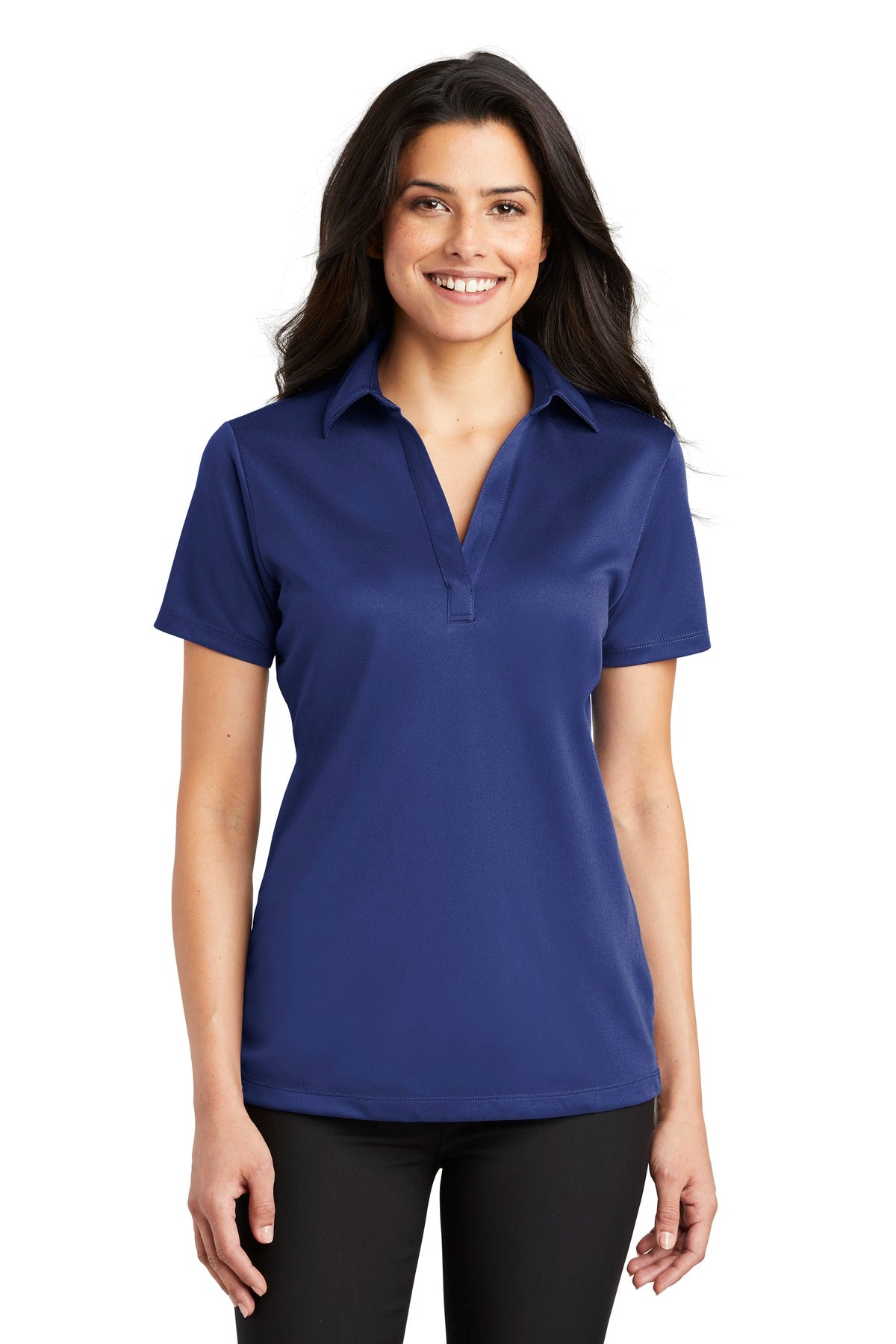 Port Authority® Women's Silk Touch™ Performance Polo.