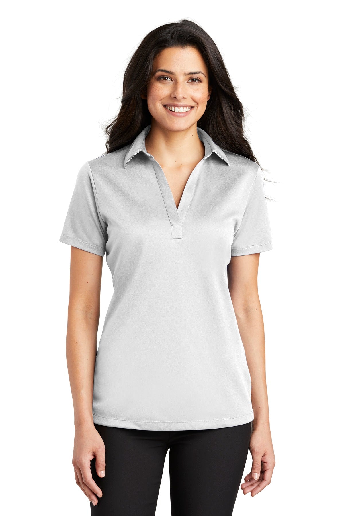 Port Authority® Women's Silk Touch™ Performance Polo.