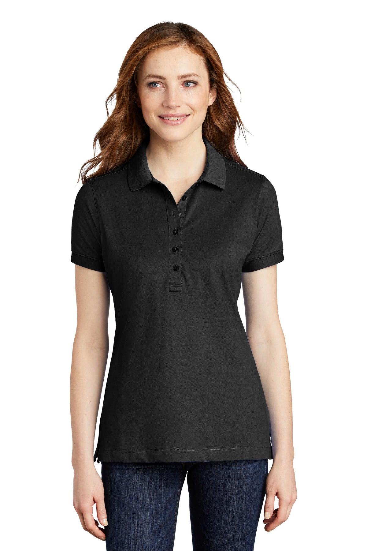 Port Authority® Women's Stretch Pique Polo.