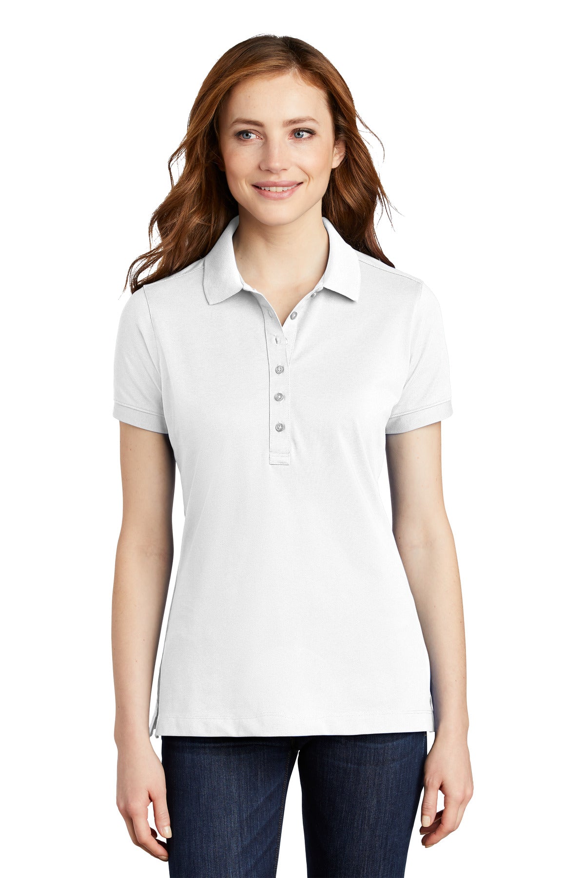 Port Authority® Women's Stretch Pique Polo.