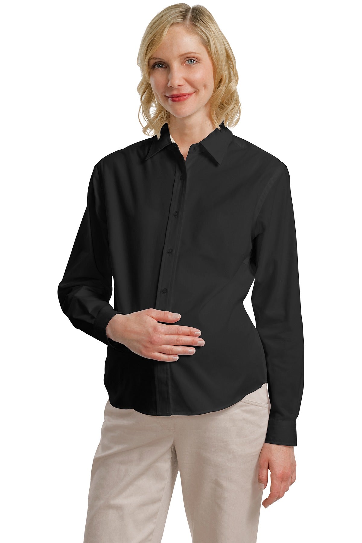 Port Authority® Maternity Long Sleeve Easy Care Shirt