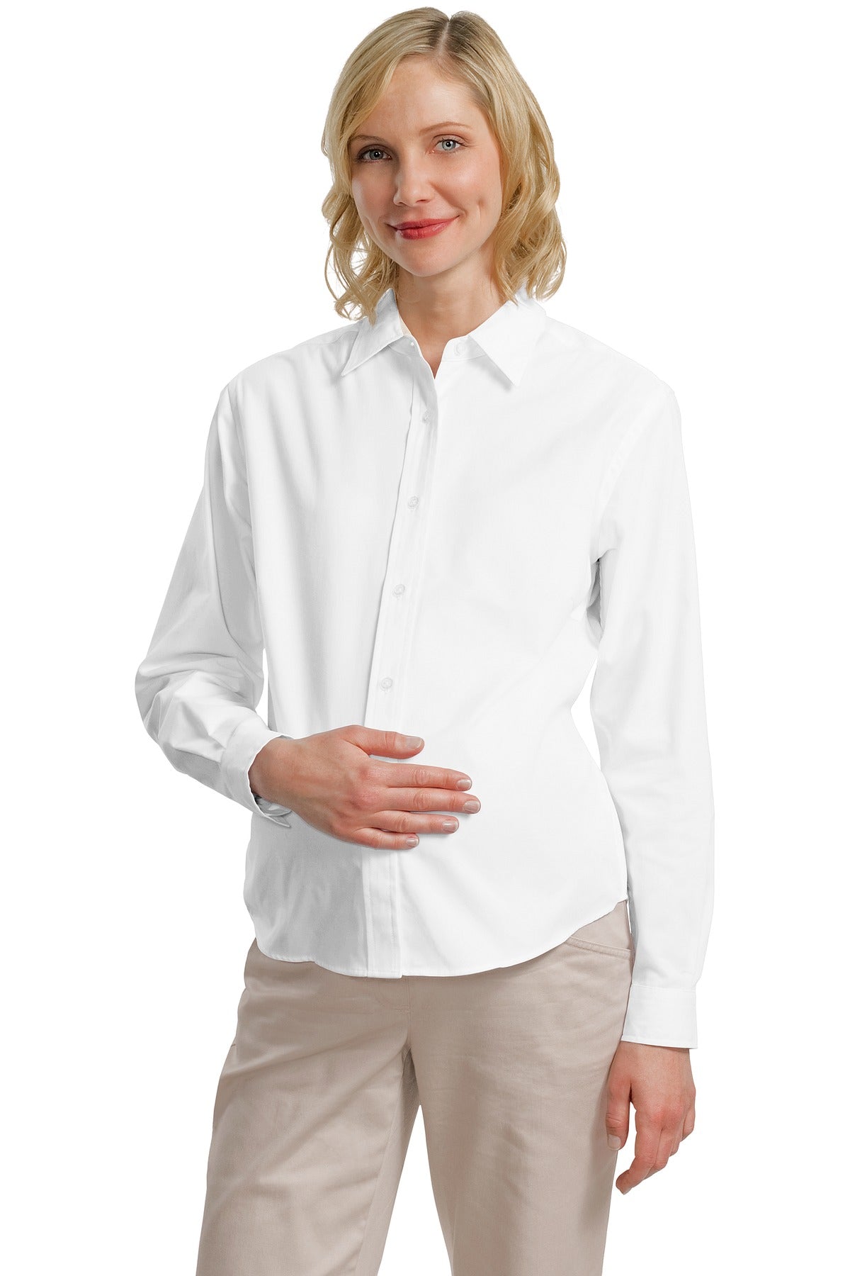 Port Authority® Maternity Long Sleeve Easy Care Shirt