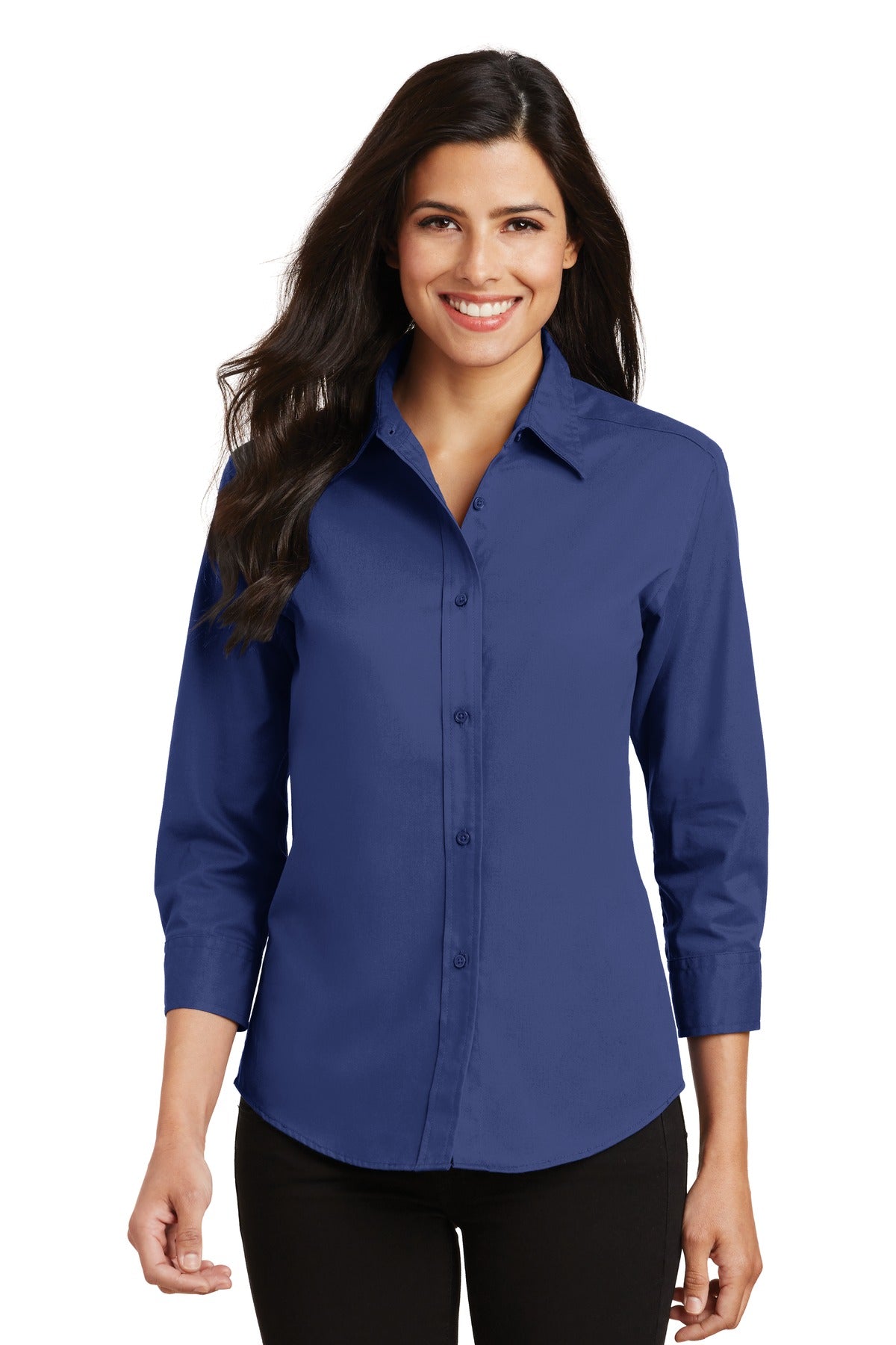 Port Authority® Women's 3/4-Sleeve Easy Care Shirt