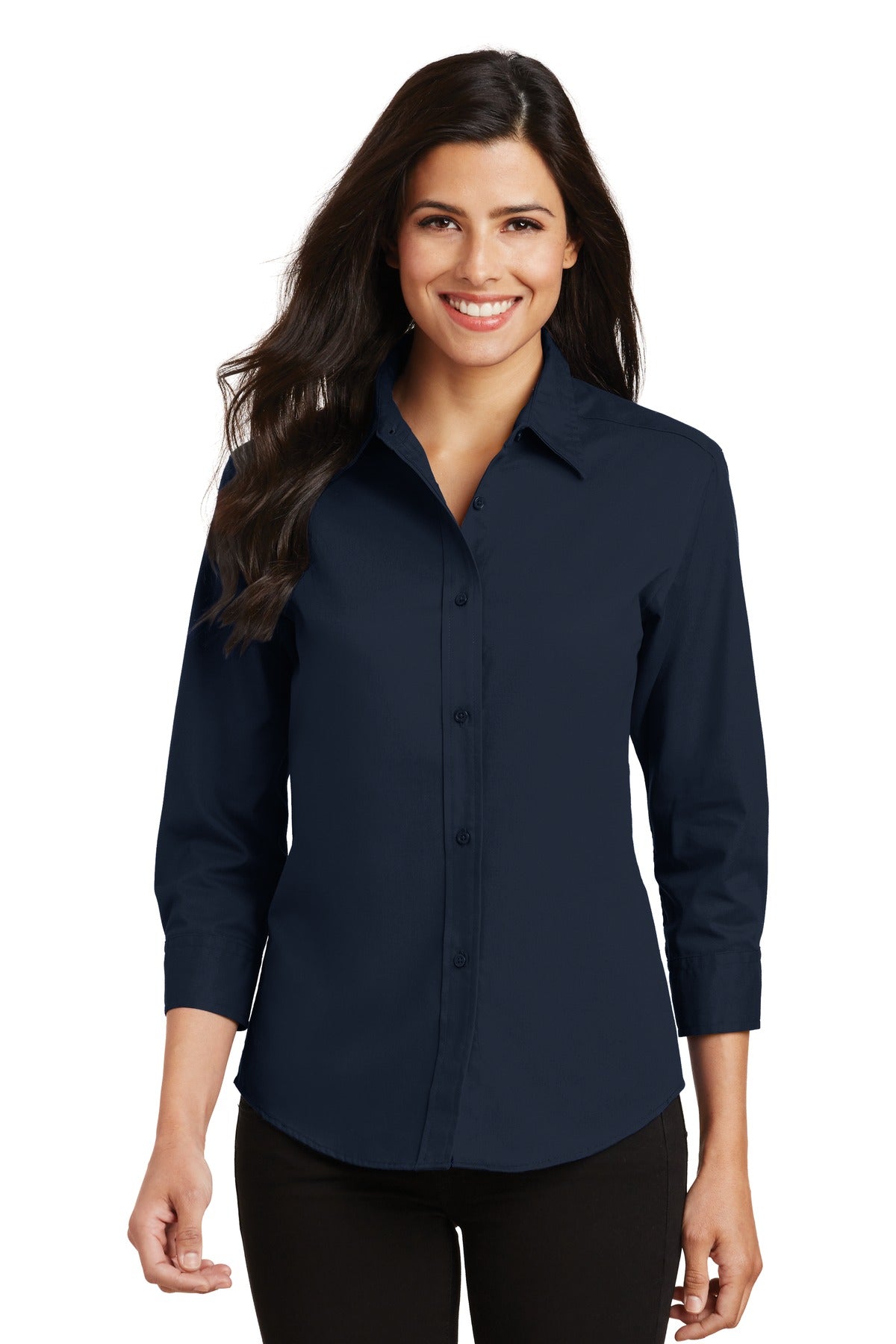 Port Authority® Women's 3/4-Sleeve Easy Care Shirt