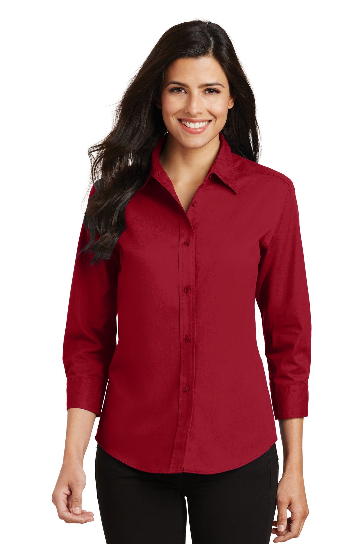 Port Authority® Women's 3/4-Sleeve Easy Care Shirt
