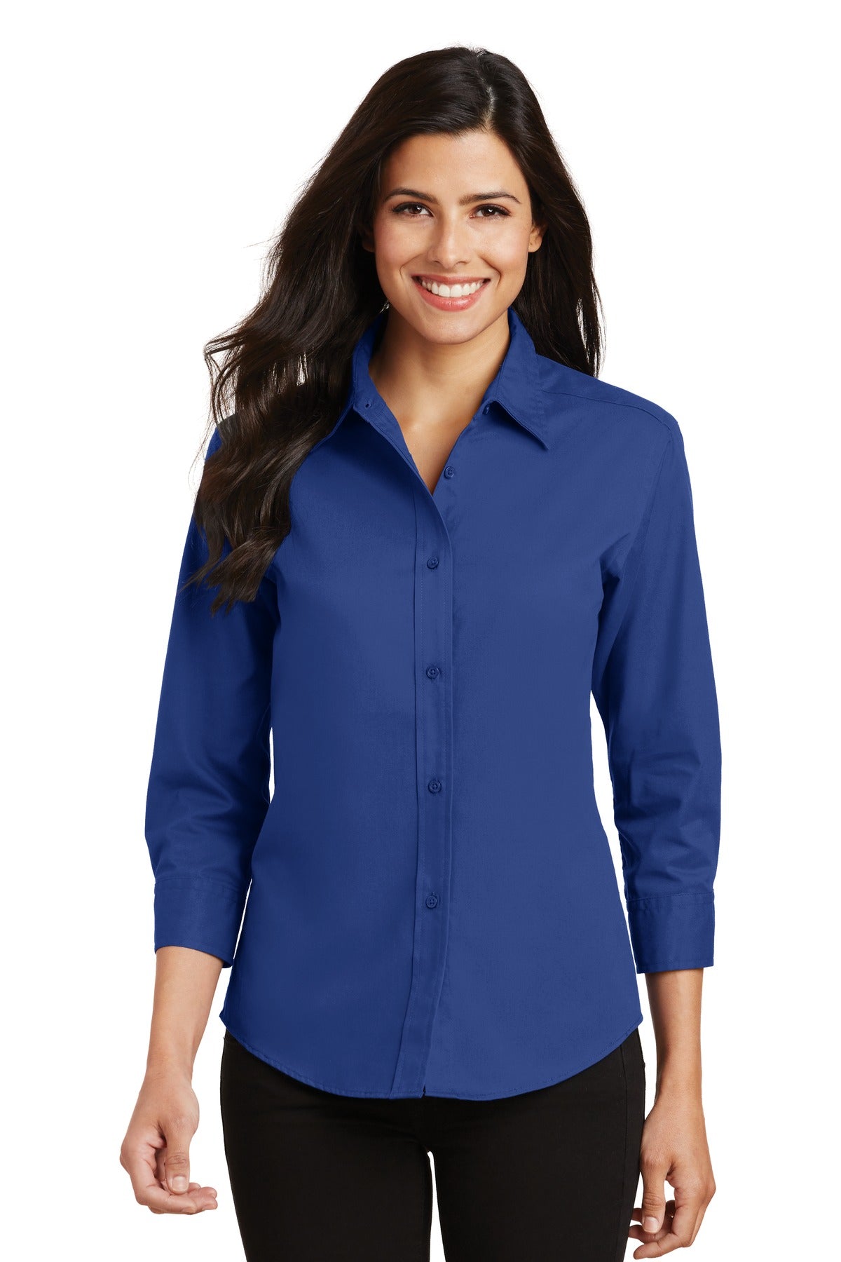 Port Authority® Women's 3/4-Sleeve Easy Care Shirt