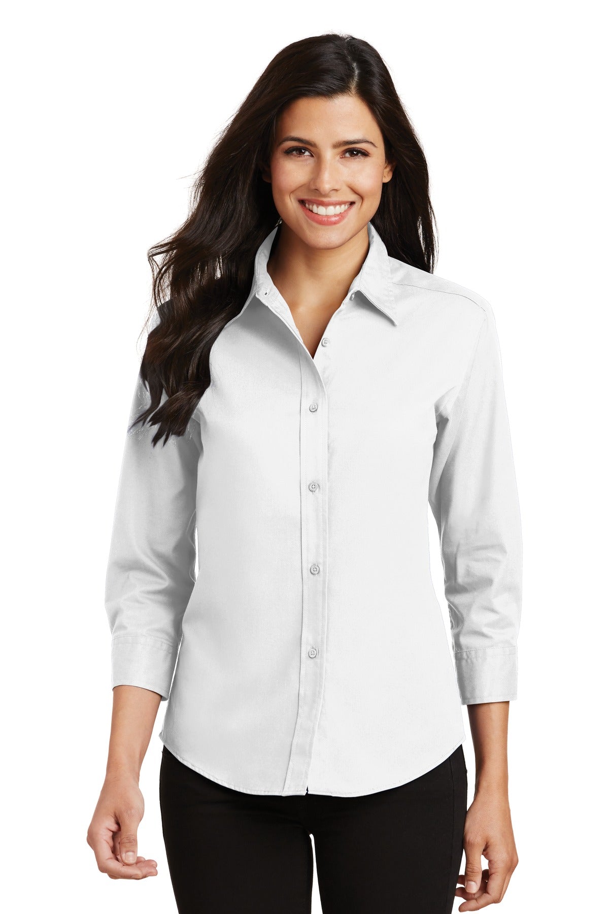 Port Authority® Women's 3/4-Sleeve Easy Care Shirt