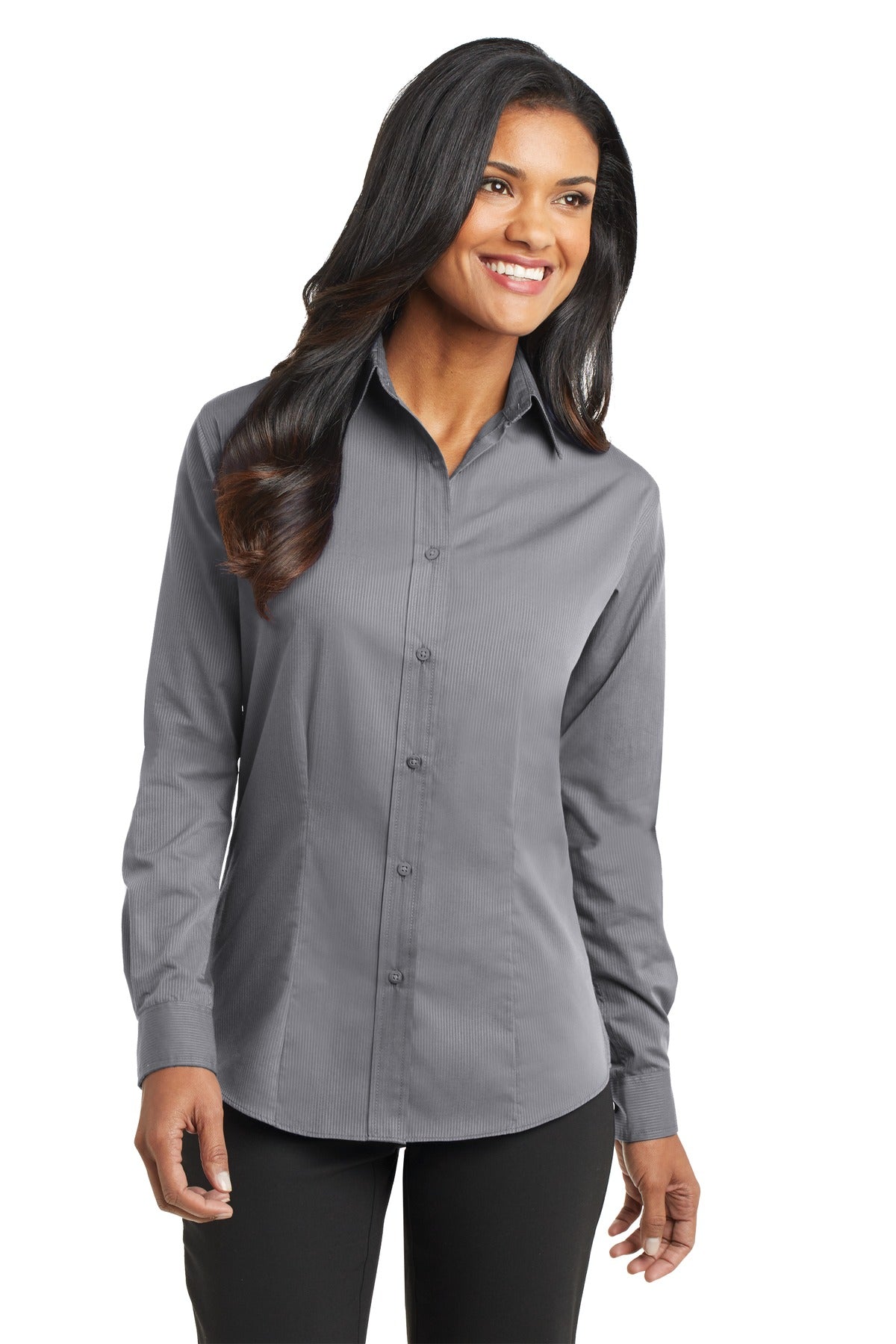 Port Authority® Ladies Tonal Pattern Easy Care Shirt