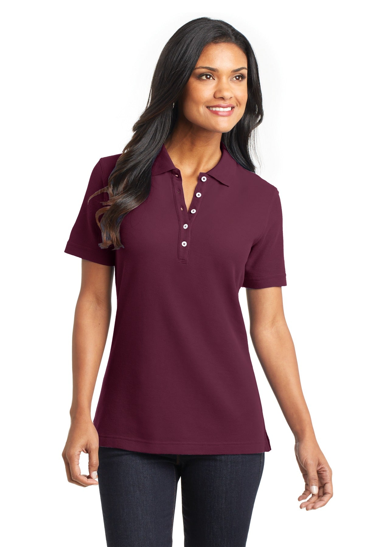 Port Authority® Ladies EZCotton™Pique Polo