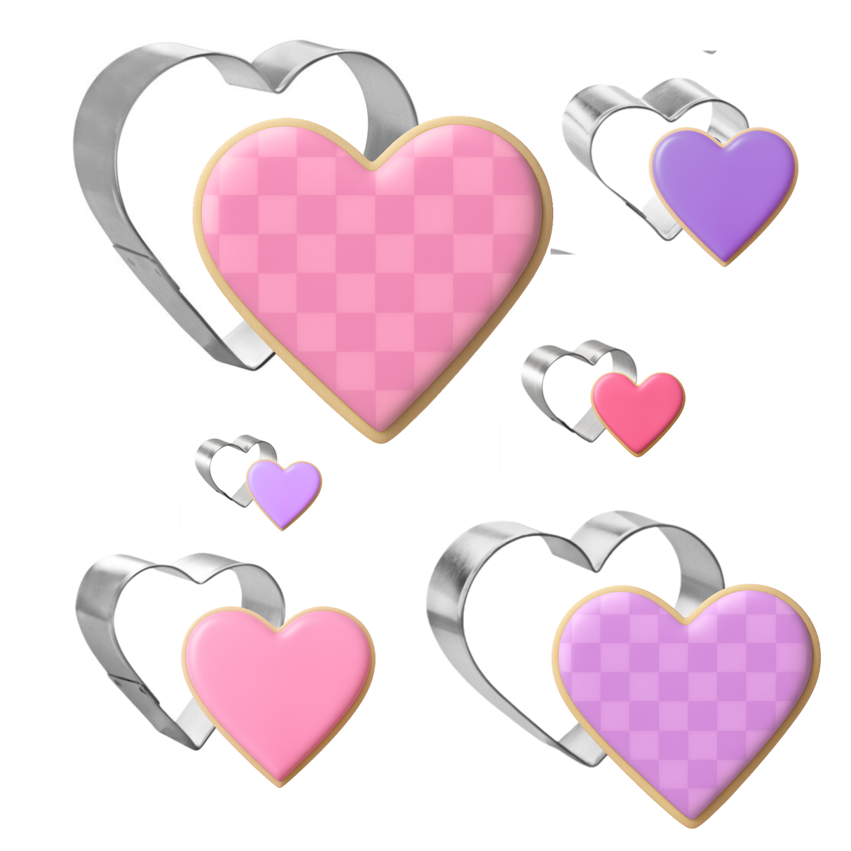 Nested Heart Cookie Cutter 5 Pc Set HS0522