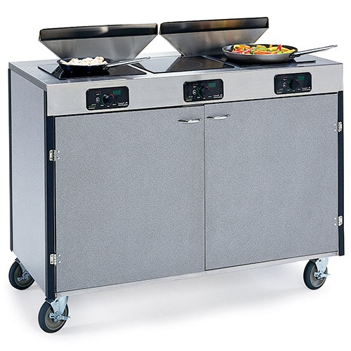 Lakeside 2085 Creation Express Mobile Induction Cooking Station - 3 Stove