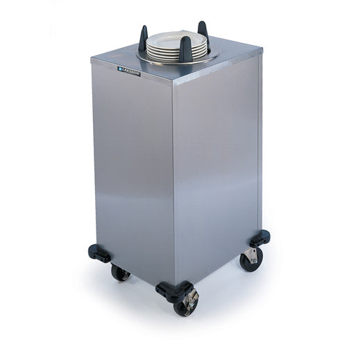 Lakeside LA5109 Mobile Unheated Enclosed-Cabinet Dish Dispenser - Round, Plate Size: 8-1/4" to 9-1/8"