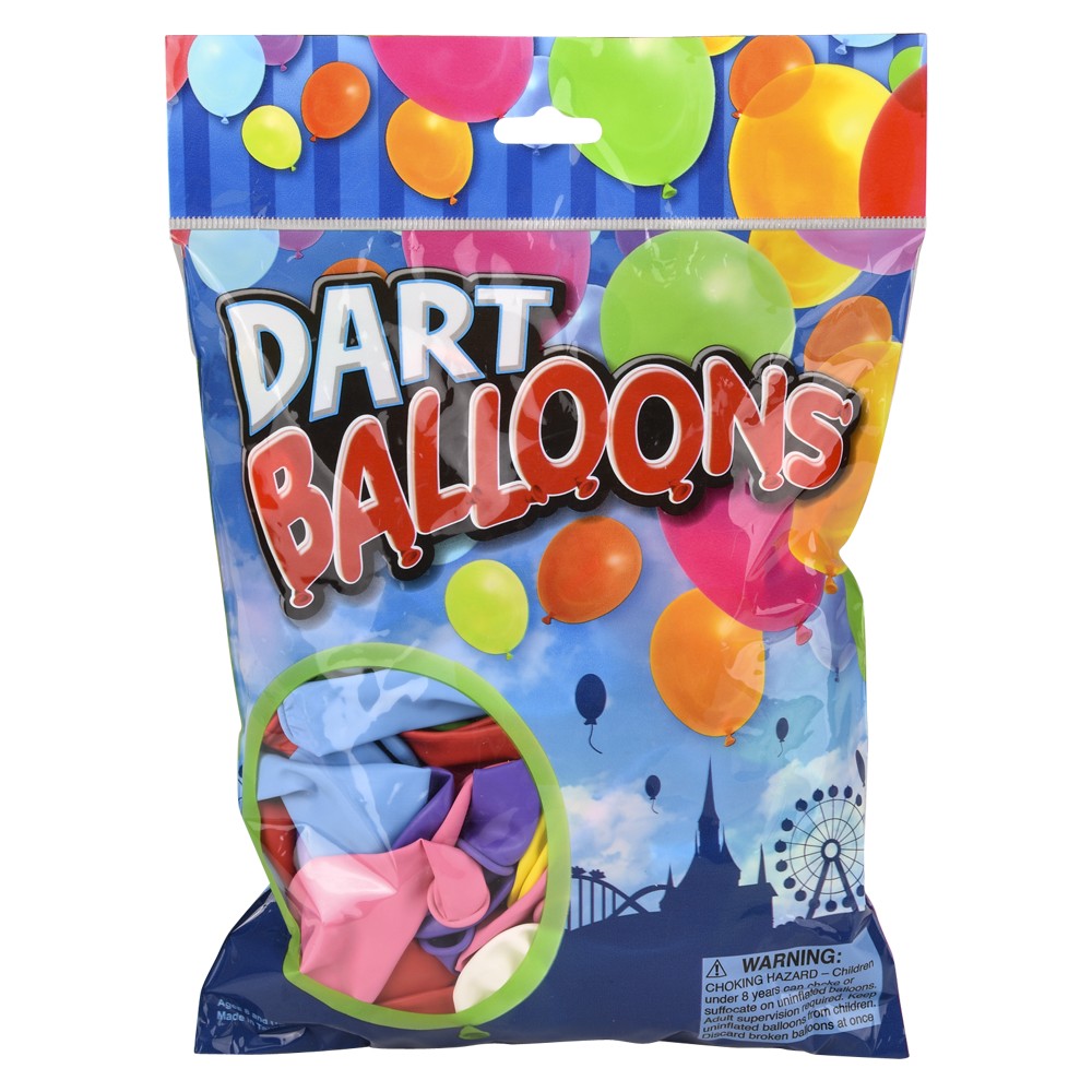 Dart Balloons 9" Deluxe 100 Pack