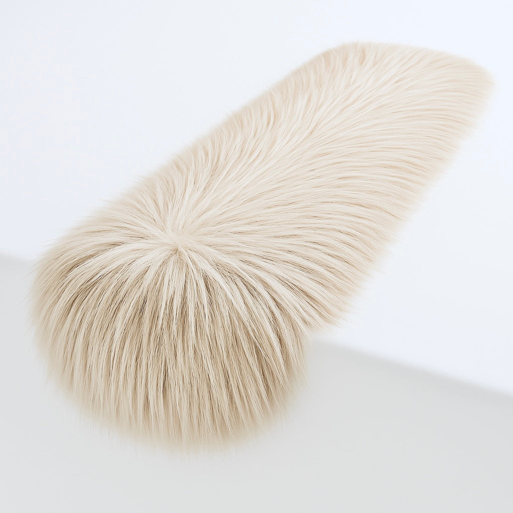 Faux Fur Tablecloth Shaggy Luxurious Dining Table