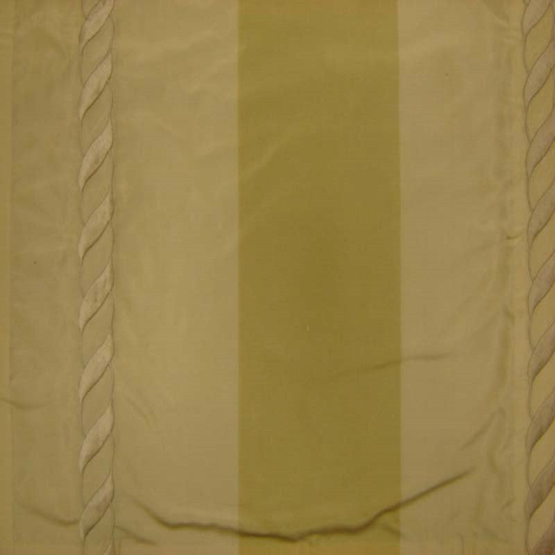 Lauder Silk Fabric - Twist Rope Embroidered Stripe, 54" Width (1 Yard)