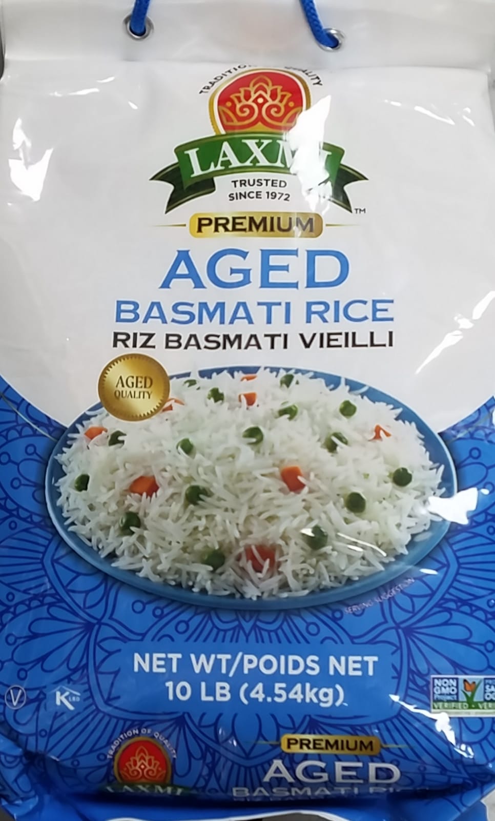 LAXMI AGED BASMATI RICE (10 LB)