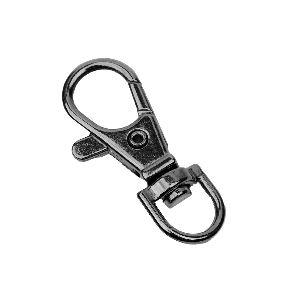 Lobster Clasp & Swivel Ring - Pewter (10 per Bag - 1.5")