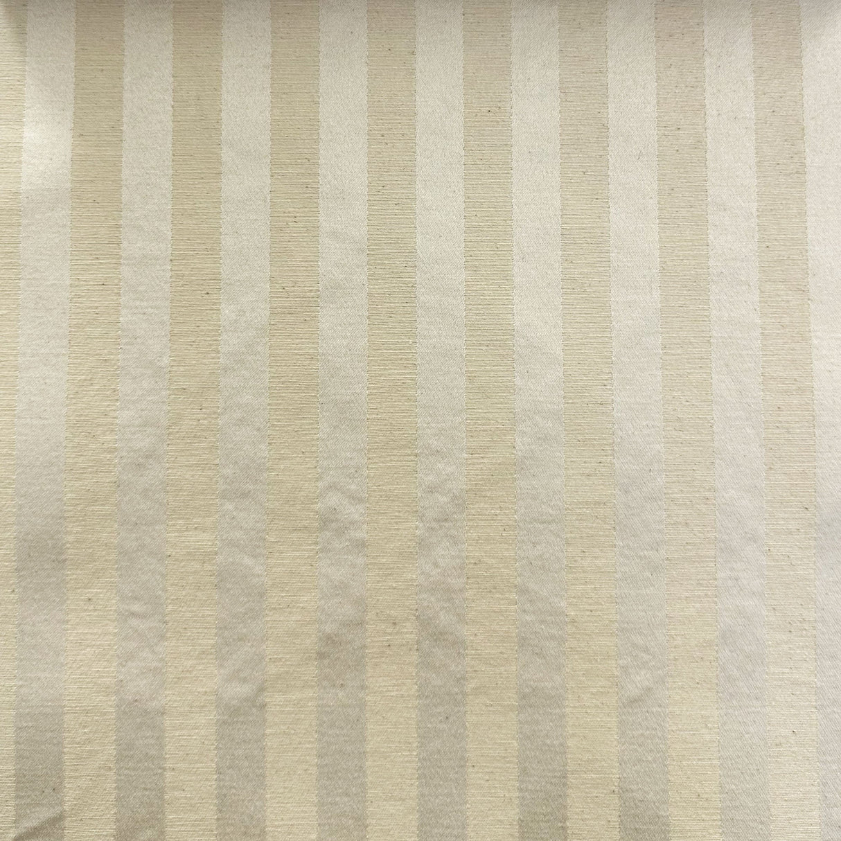 Lily Cotton Polyester Jacquard Fabric - Embossed Striped, Natural/Washed, 60" Width (1 Yard)