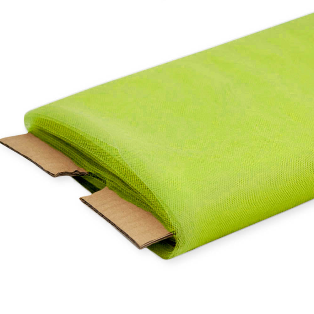 Lime Nylon Tulle Fabric, 54″ Inches Wide – 40 Yards By Roll