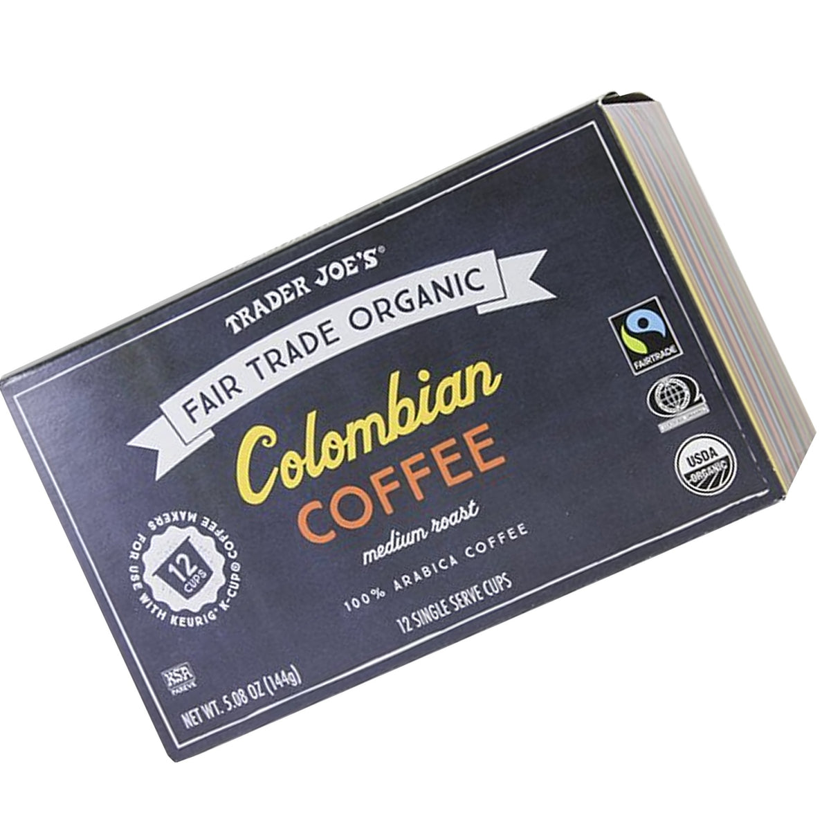 Trader Joe's Colombian Coffee Cups Fair Trade Organic | 5.08 oz