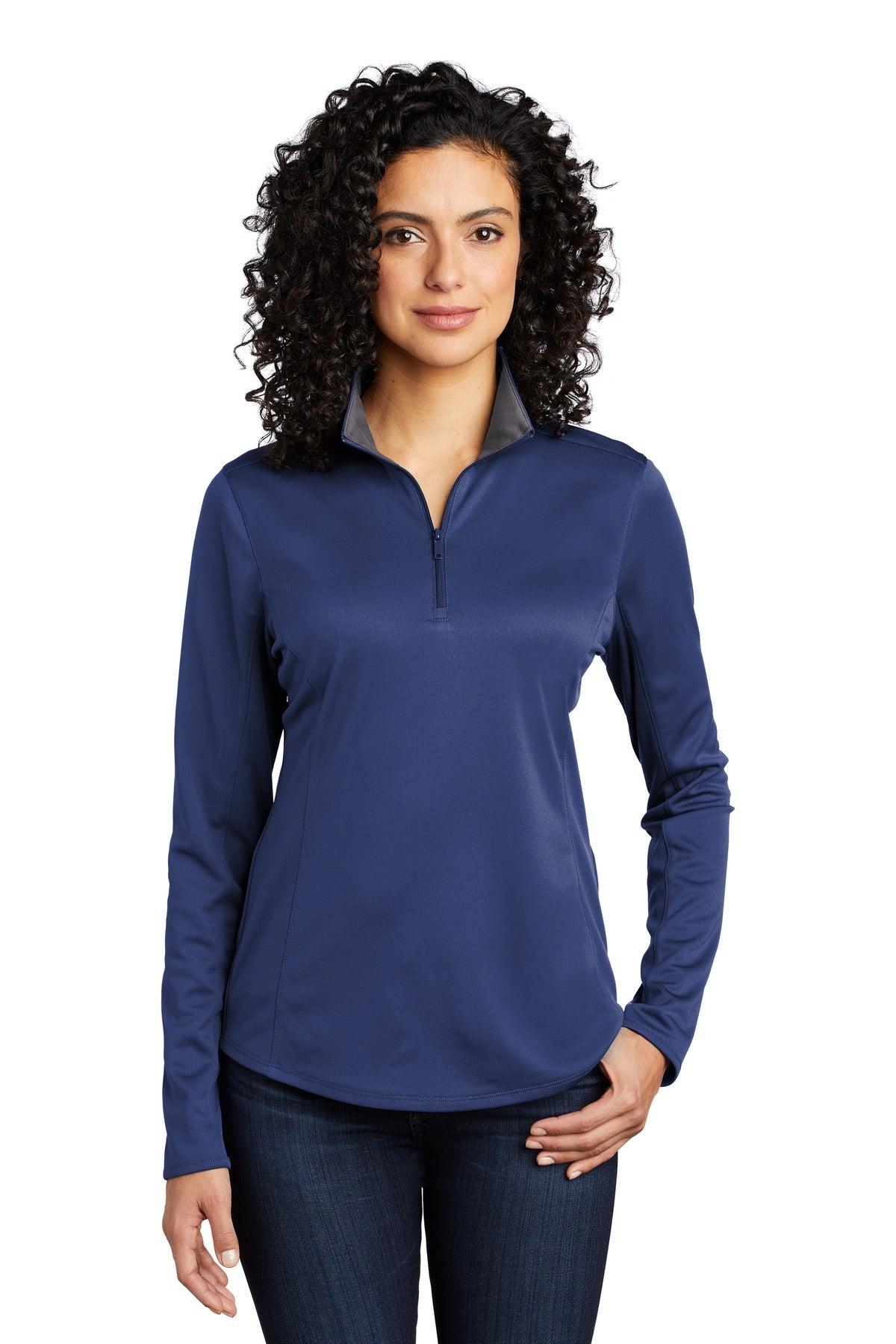 Port Authority ® Women's Silk Touch ™ Performance 1/4-Zip