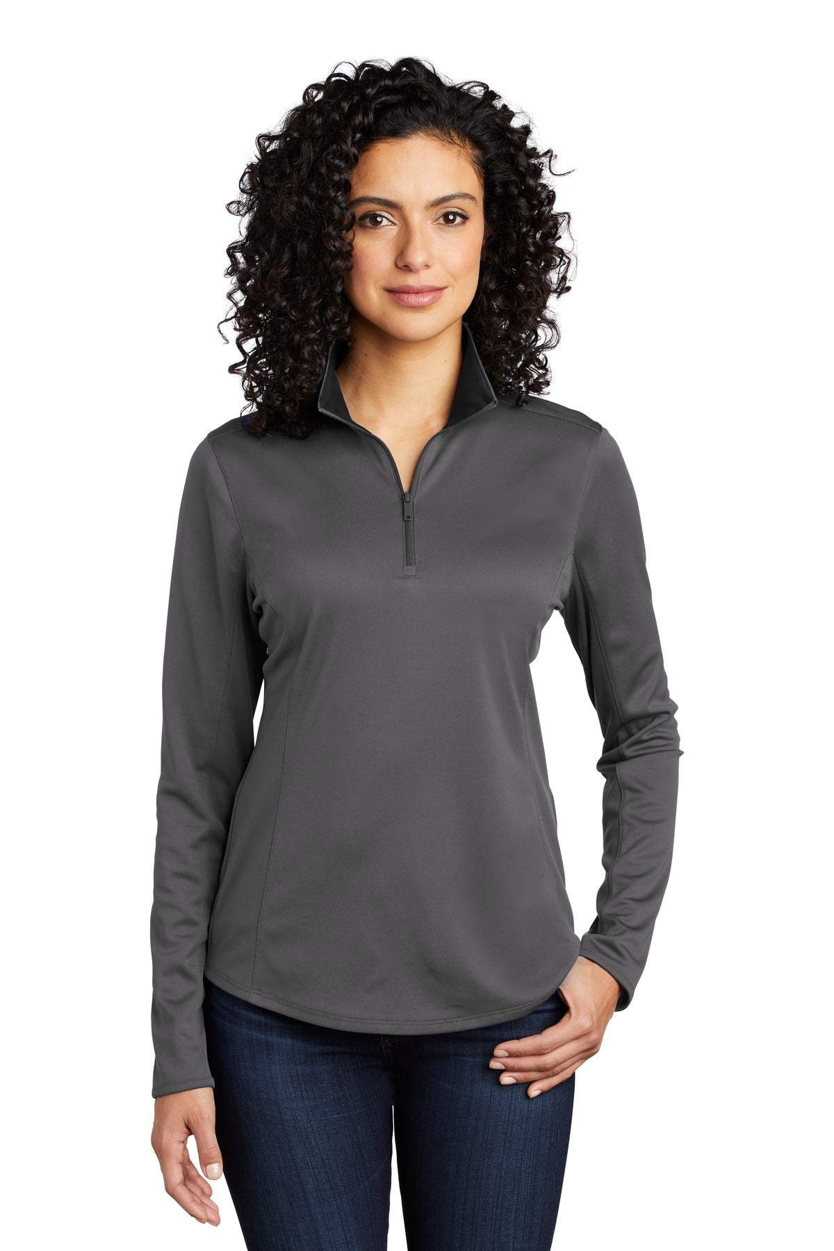 Port Authority ® Women's Silk Touch ™ Performance 1/4-Zip