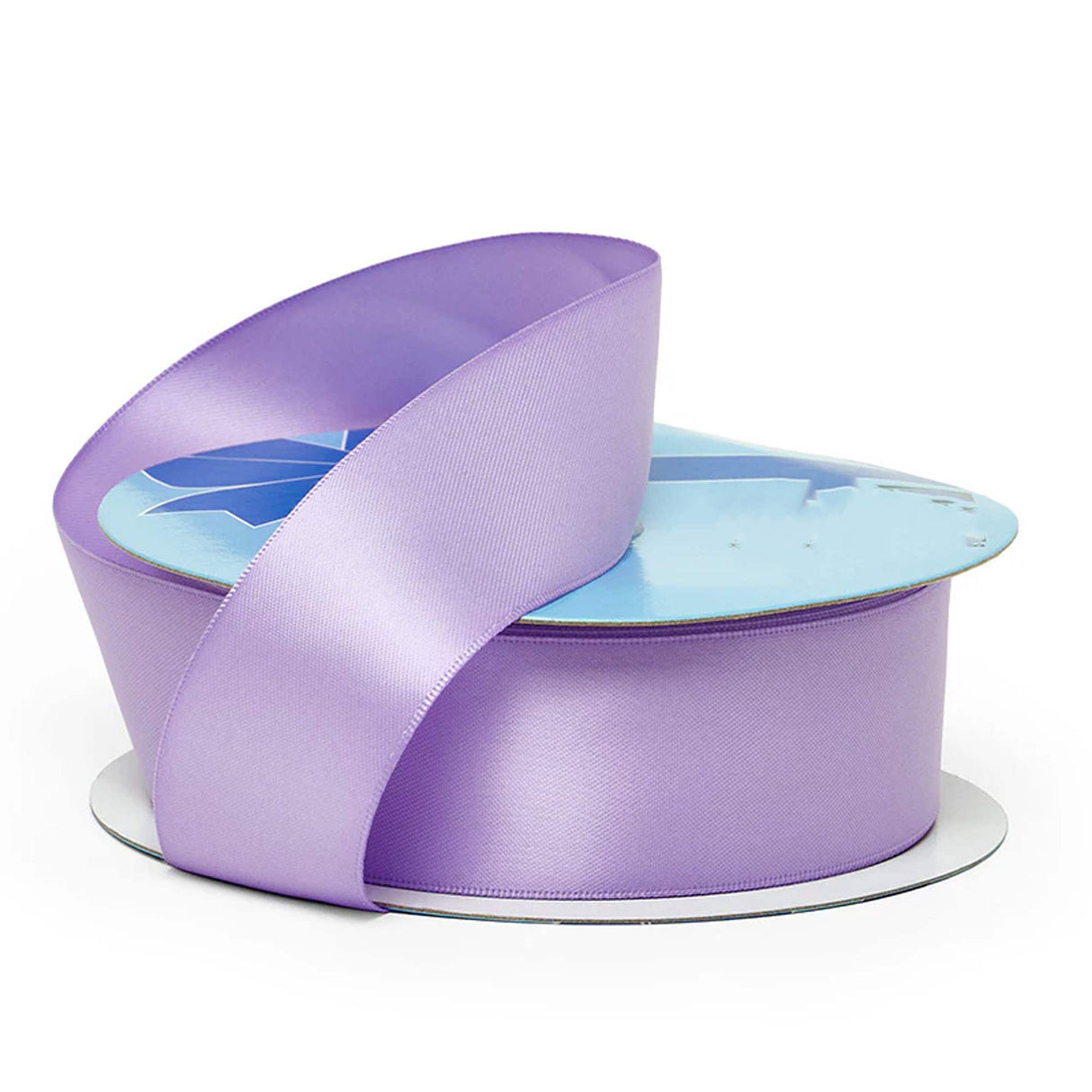 Smooth Texture Solid Satin Ribbon 7/8 '' X 50 yd Double Faced 1 / roll Wisteria