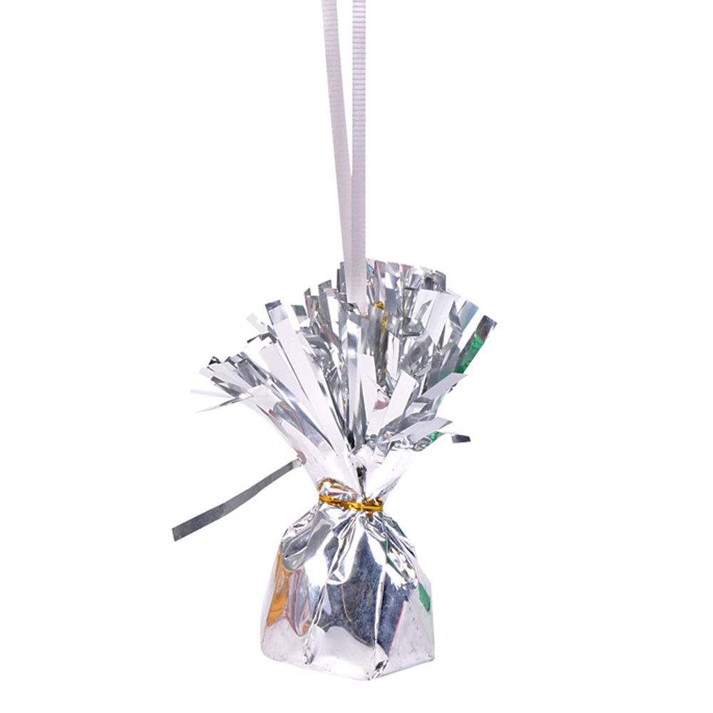 Silver Metallic Balloon Weight (1 DZ)