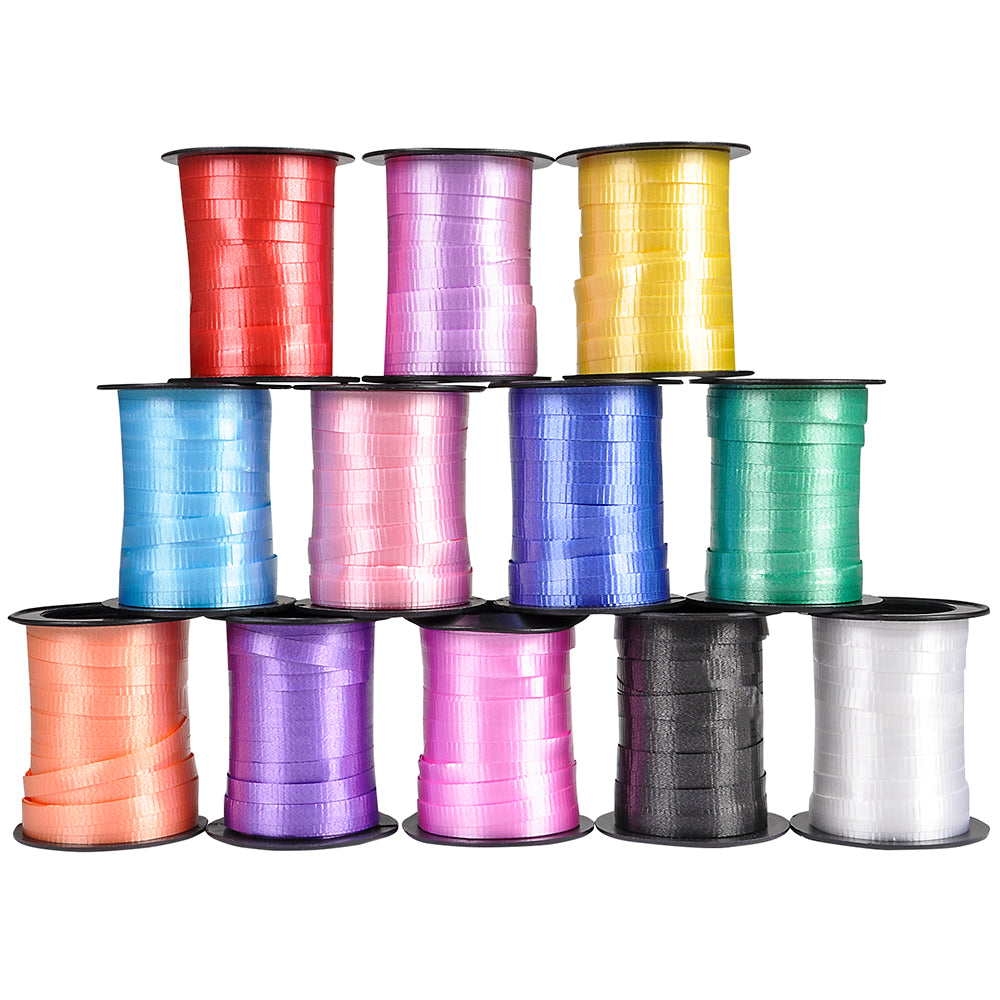 Curling Ribbon Assorted 60' (1 DZ)