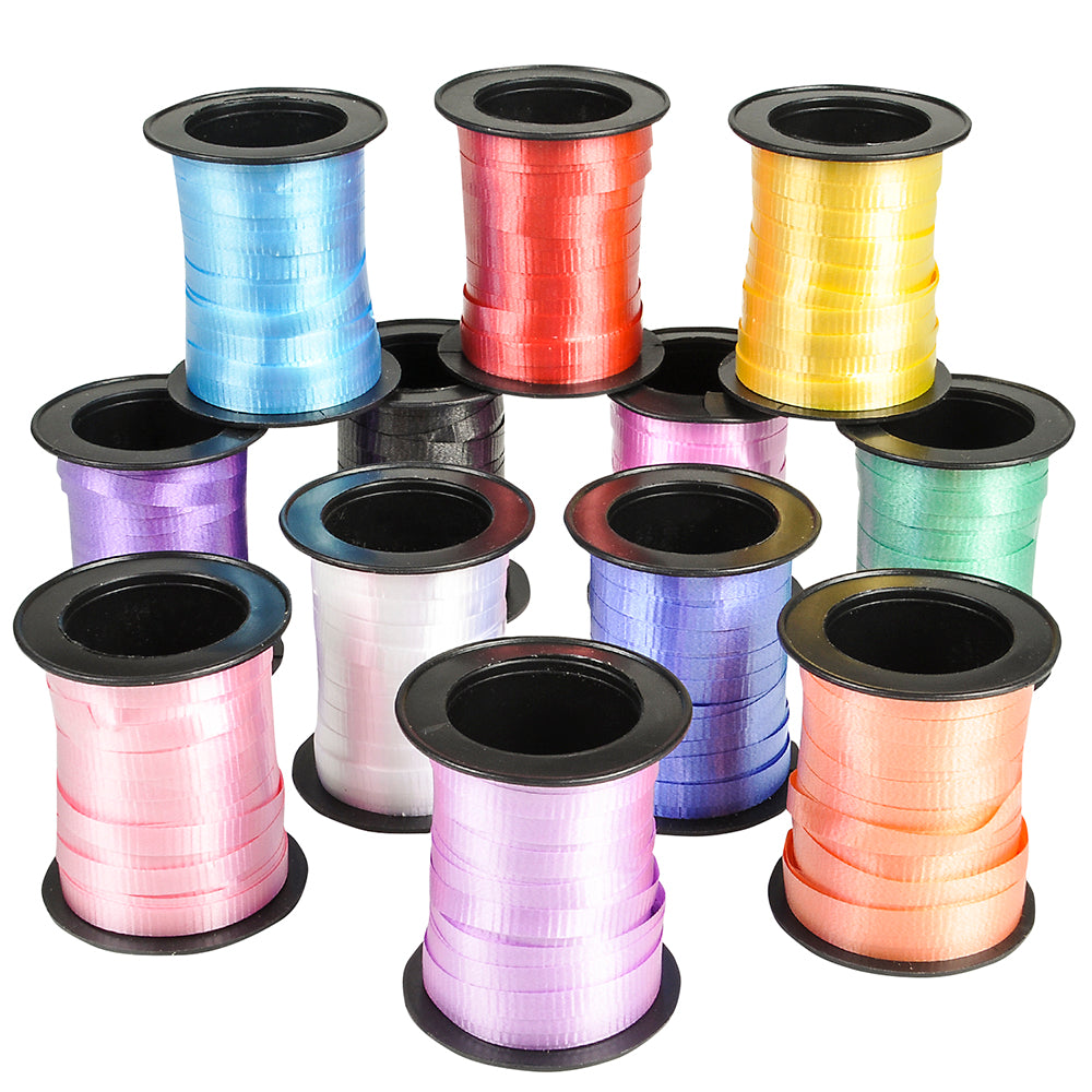 Curling Ribbon Assorted 60' (1 DZ)